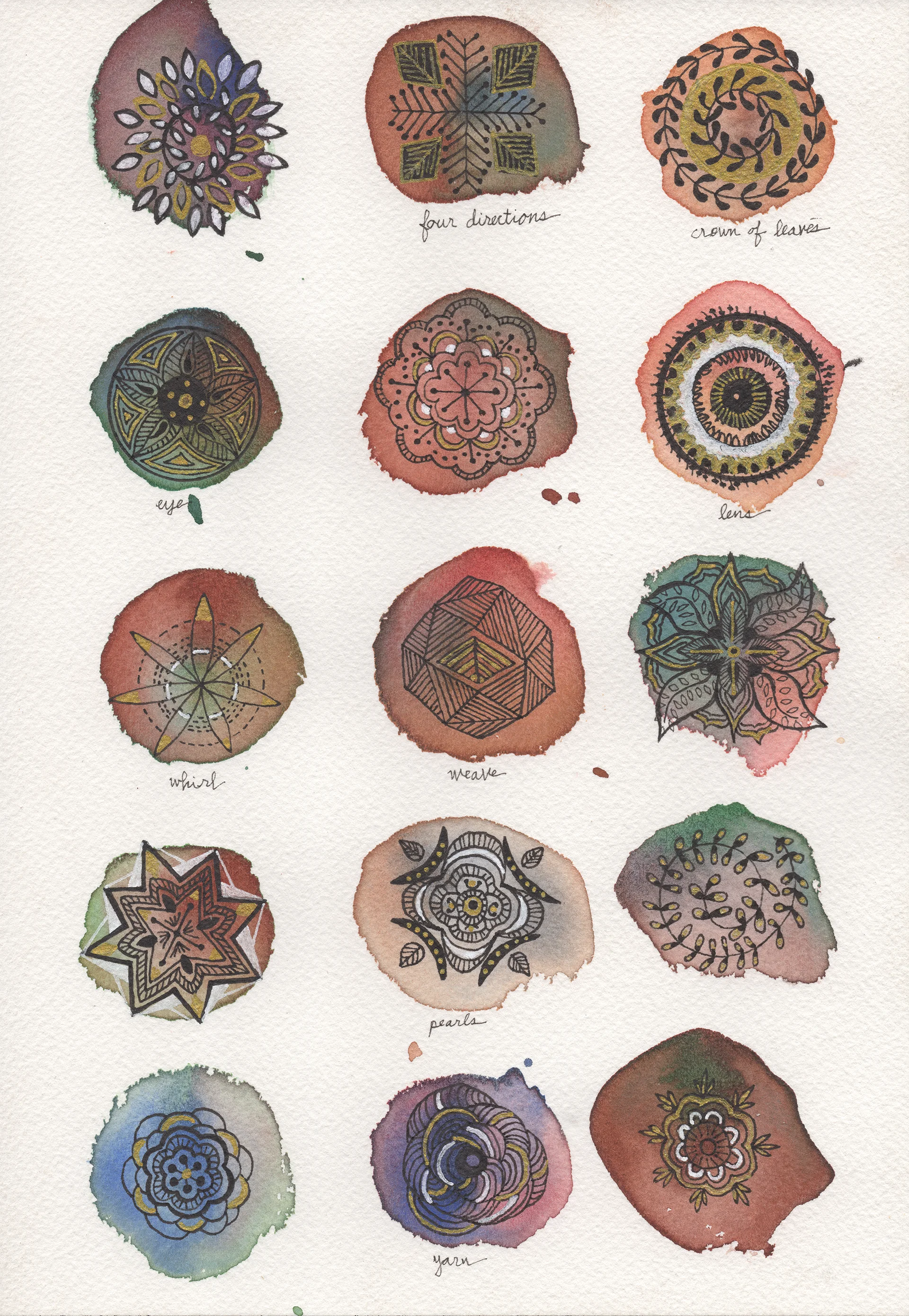 Mandalas Study, 2015