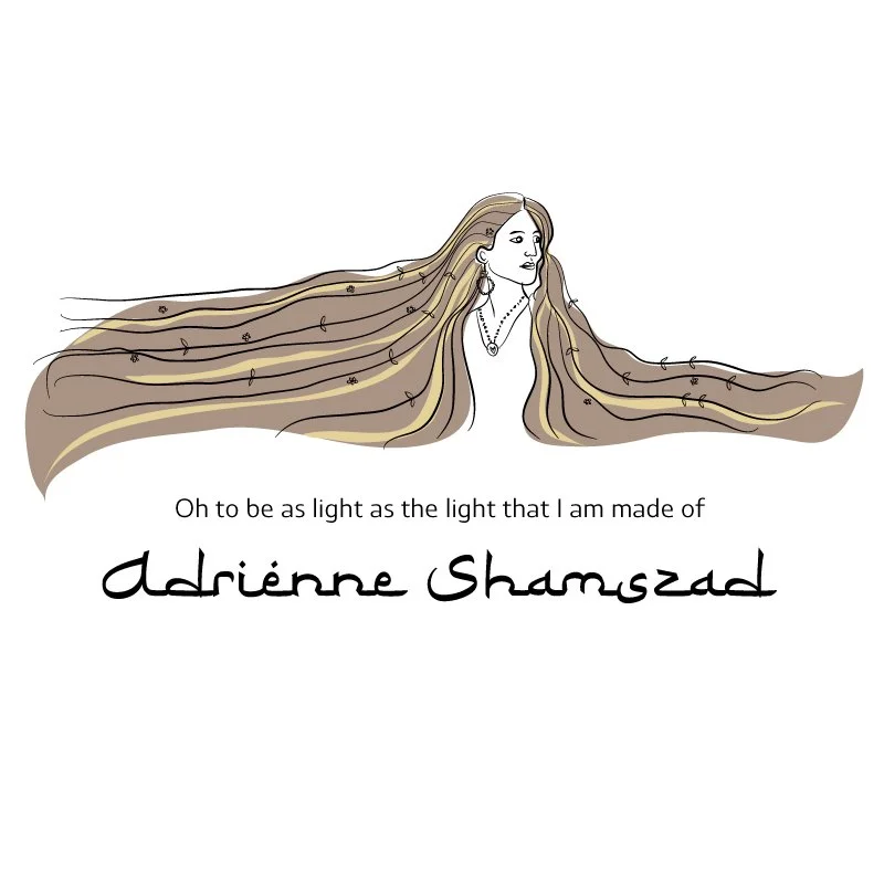 T-shirt illustration for Adrienne Shamszad