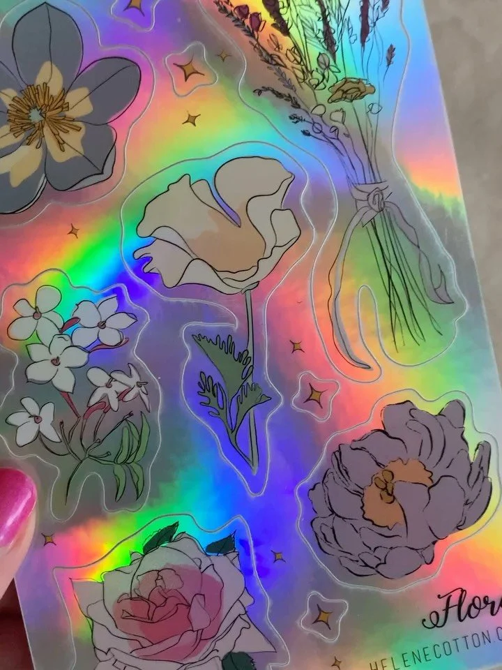 Shiny happy sticker sheets hot off the press! Couldn’t be swoonier with how these turned out, bc who doesn’t need rainbows in our life rn π