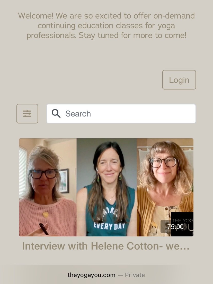 Great convo yesterday with @clairemarkyoga and @jennykyoga of @theyogayouchicago where we chat all things websites for yoga instructors. My favorite moment was when we decided websites are like gardens&mdash; they need tending! Link in bio to listen 