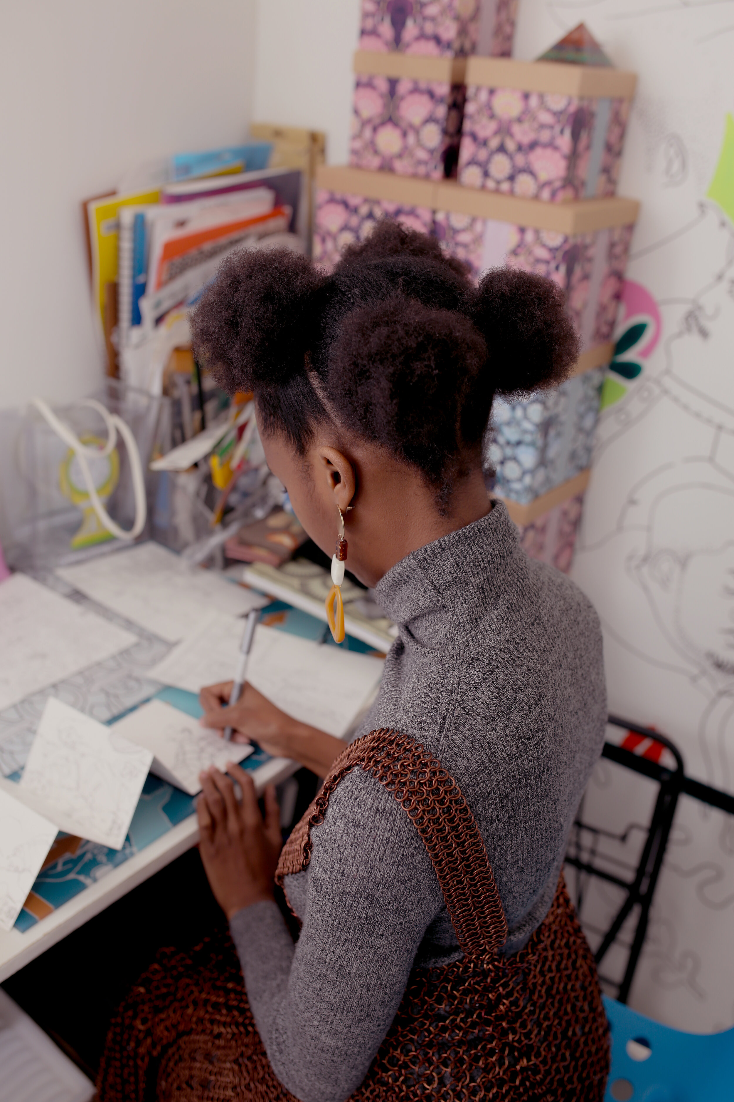  Ebony Bolt photographed by Dee Williams in her studio for FBF Metal Atelier Chapter 8 Campaign  