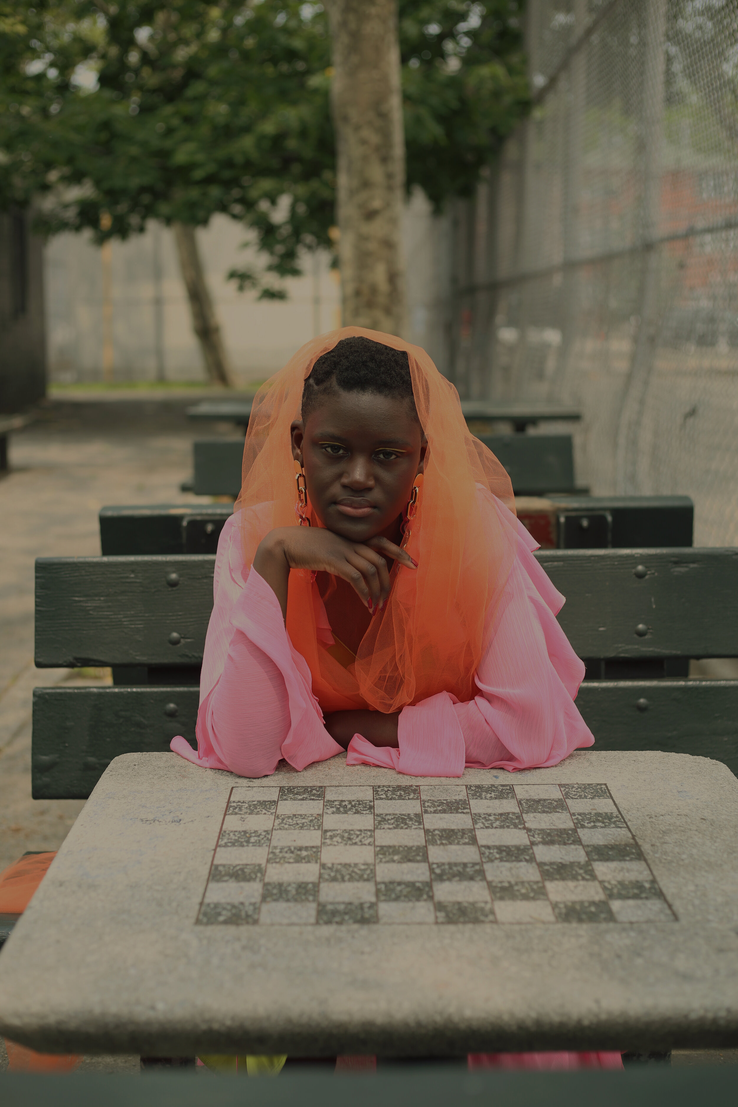  Fatou Sidibe photographed by Dee Williams, styled by Monet Maxwell, makeup by Dee Williams 