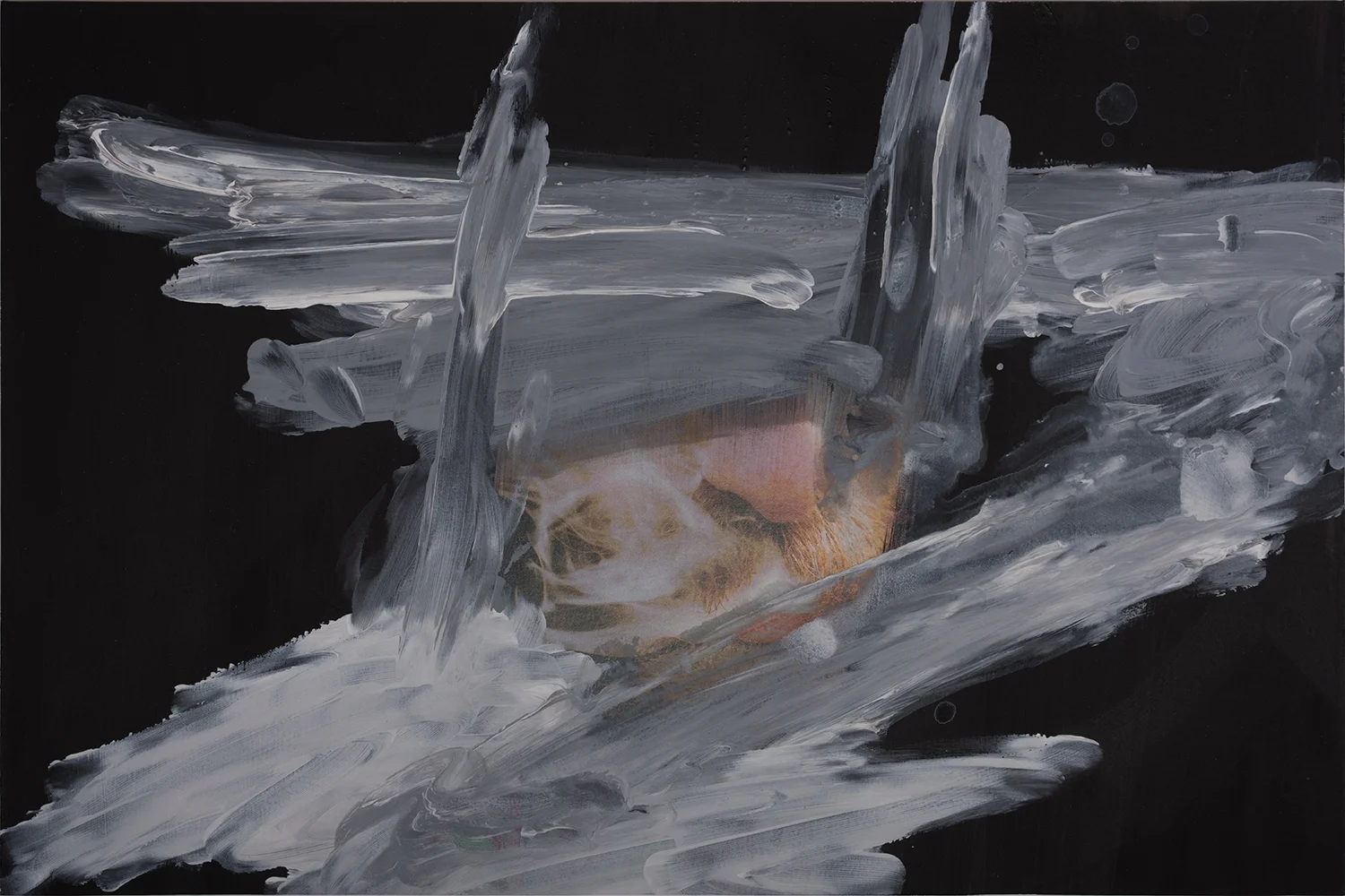 Acrylic on Print 18x12