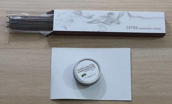incense and shea butter