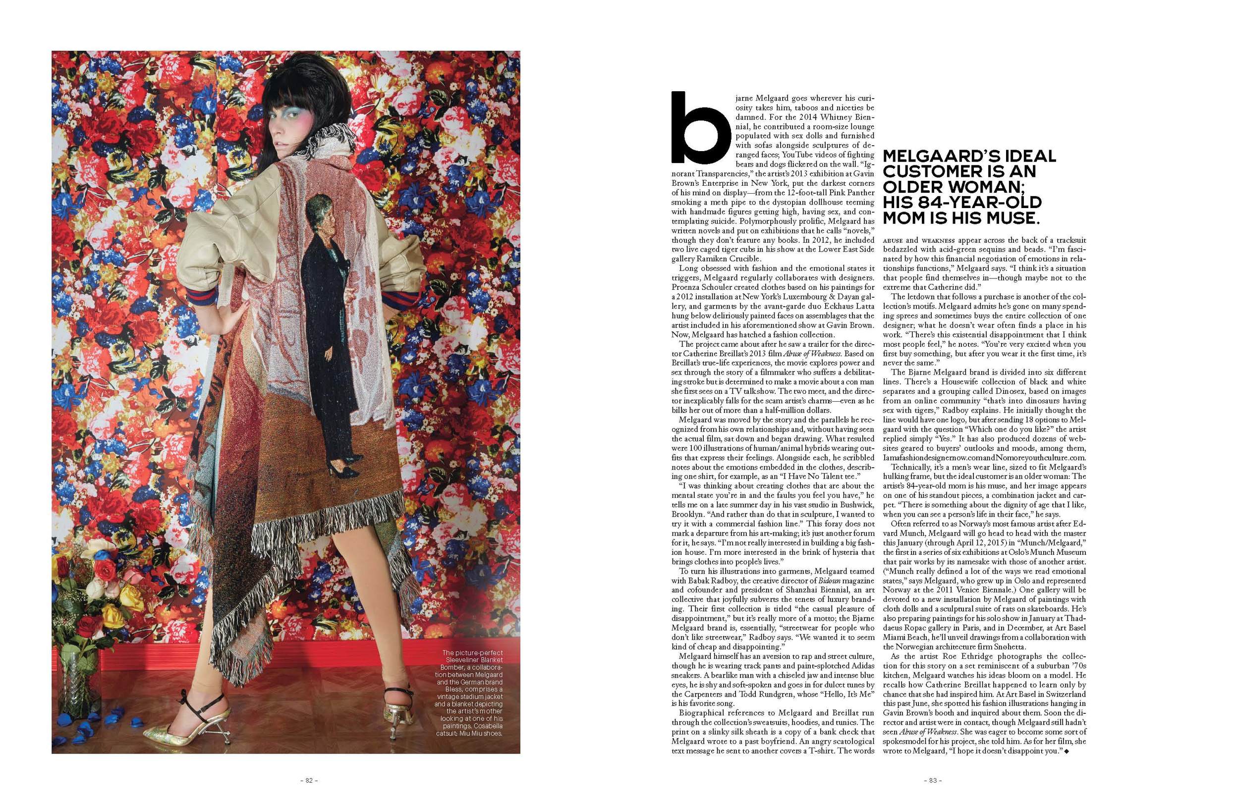 Photo: Courtesy W Magazine