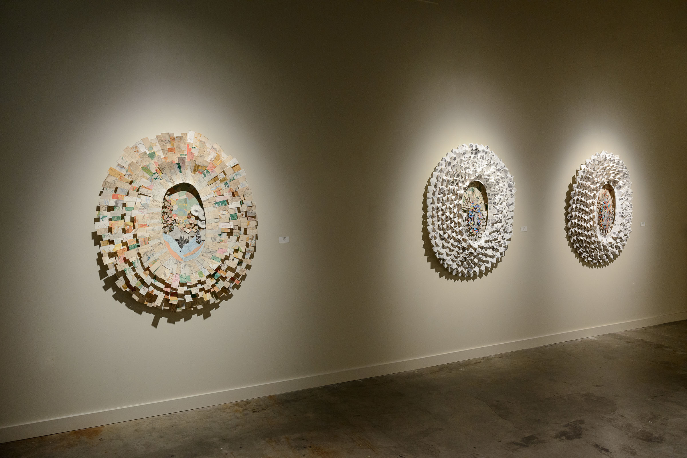 Paper reliquaries installation | UW-Parkside