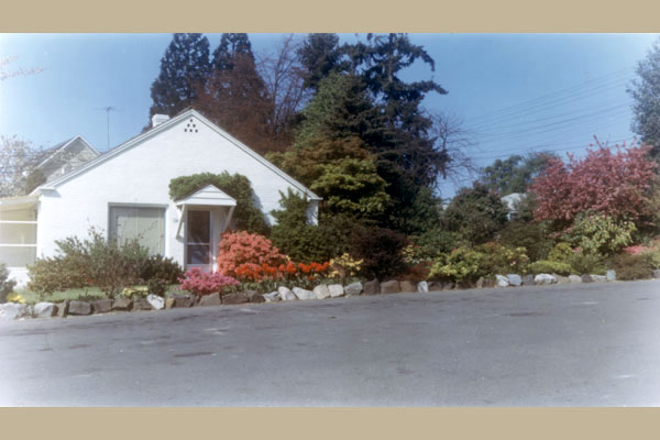   The Swanson family lived, worked, and grew up on nursery property. Both houses were later used for company offices.  