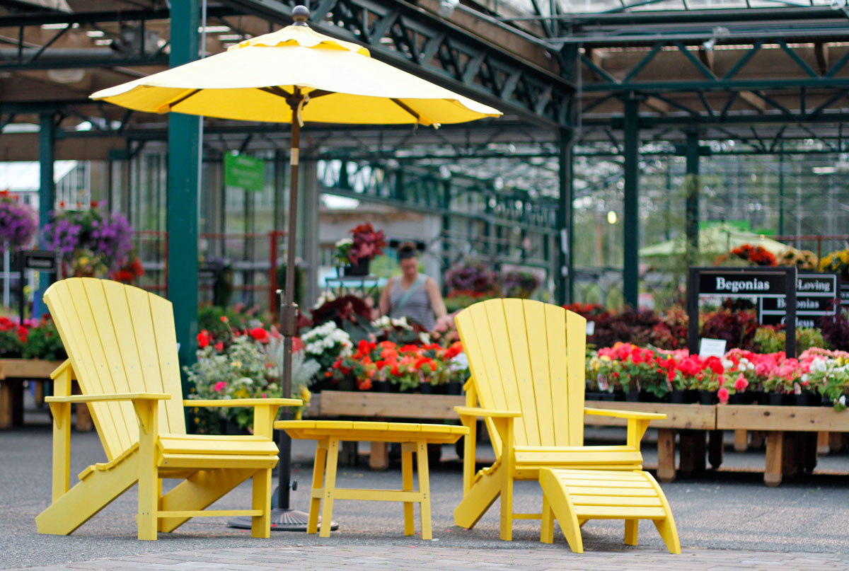 4. Yellow Patio Furniture