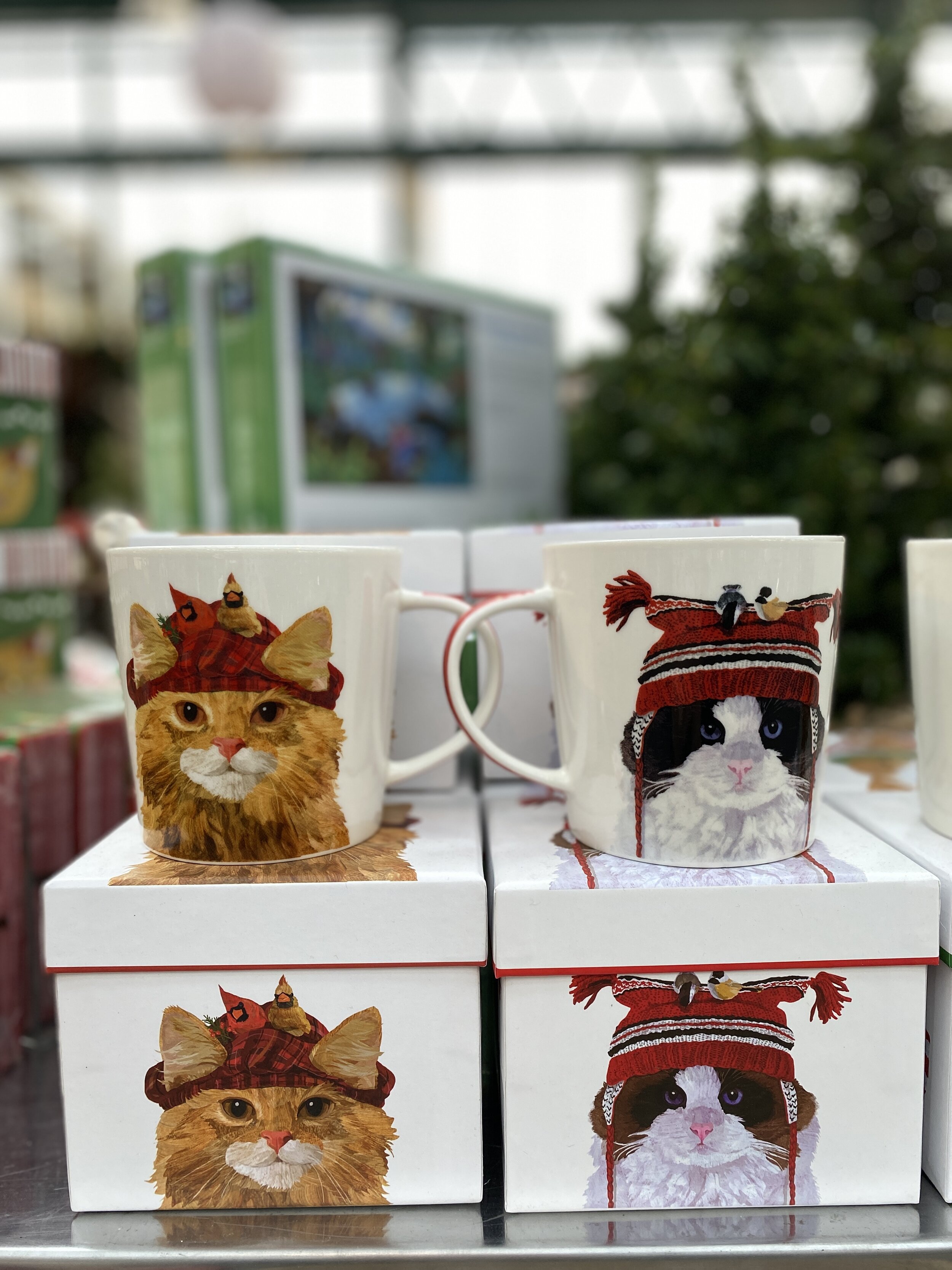 Holiday Cat Mugs