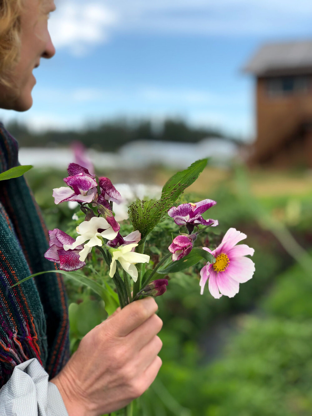 Impromptu hand-picked bouquet