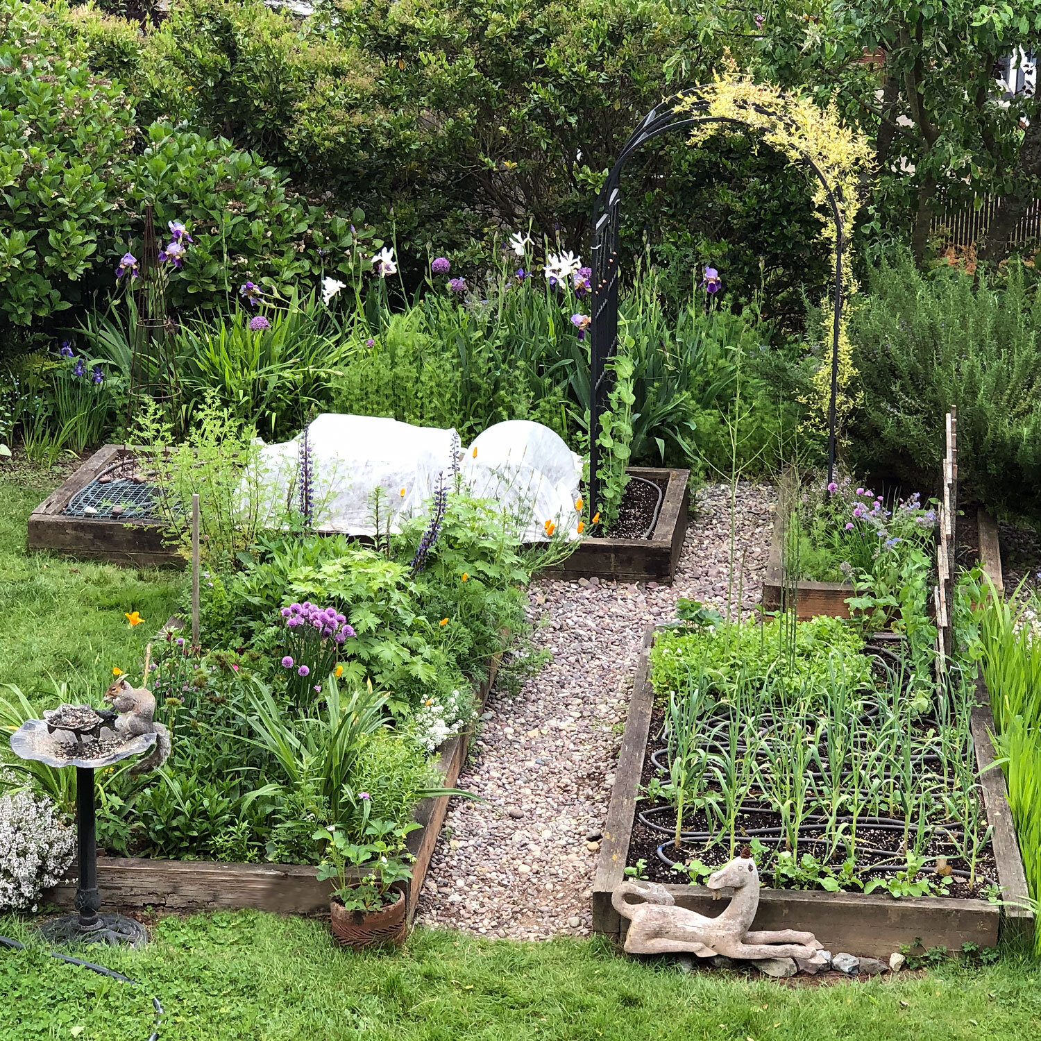 Planter un petit jardin surélevé