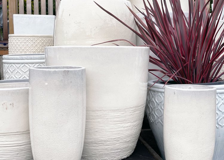 large decorative pots for plants 12 Inch Succulent Pots Long Rectangle Succulent Planter Pots with Dra –  artketty main image 1