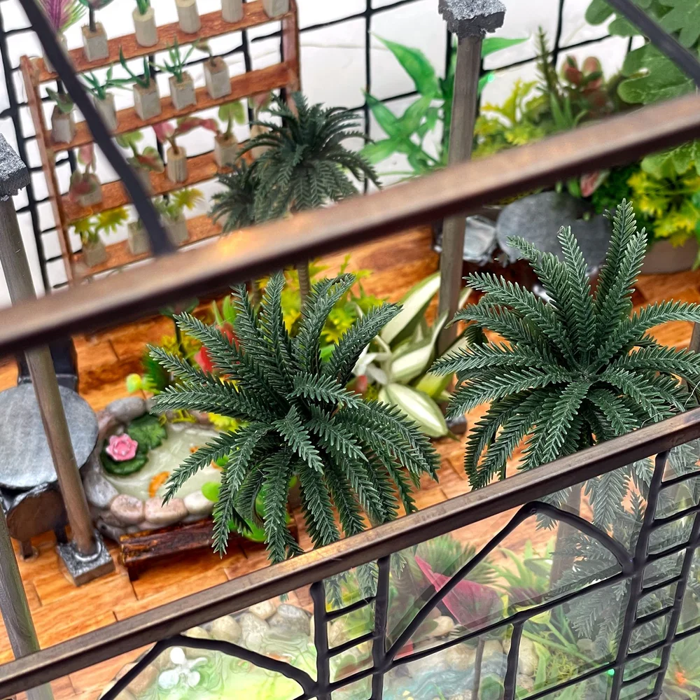 A peek into the mini-conservatory