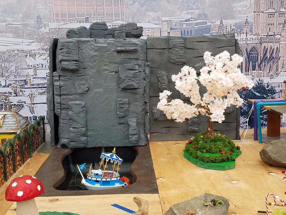 Building the waterfall