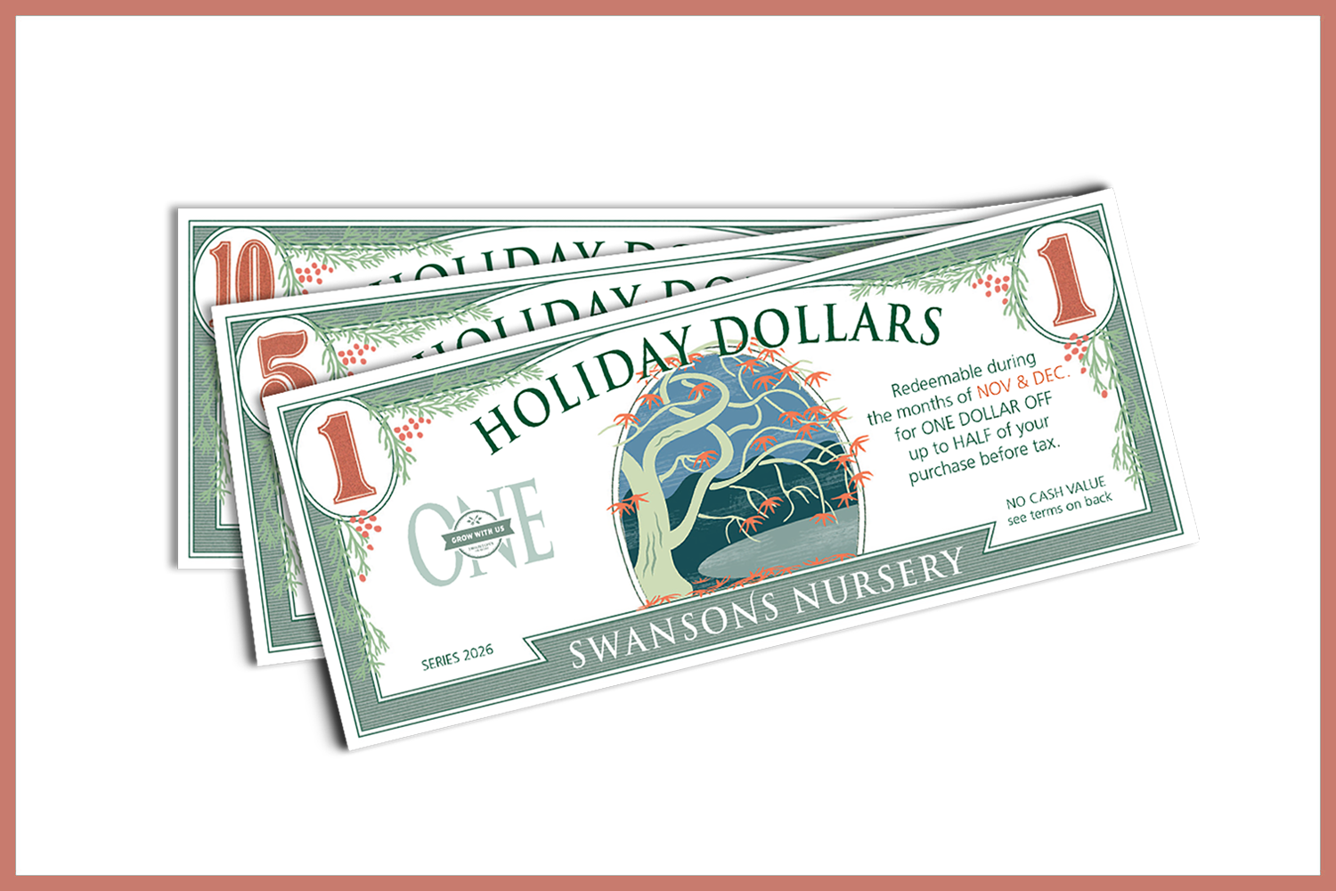 Collect Holiday Dollars Now