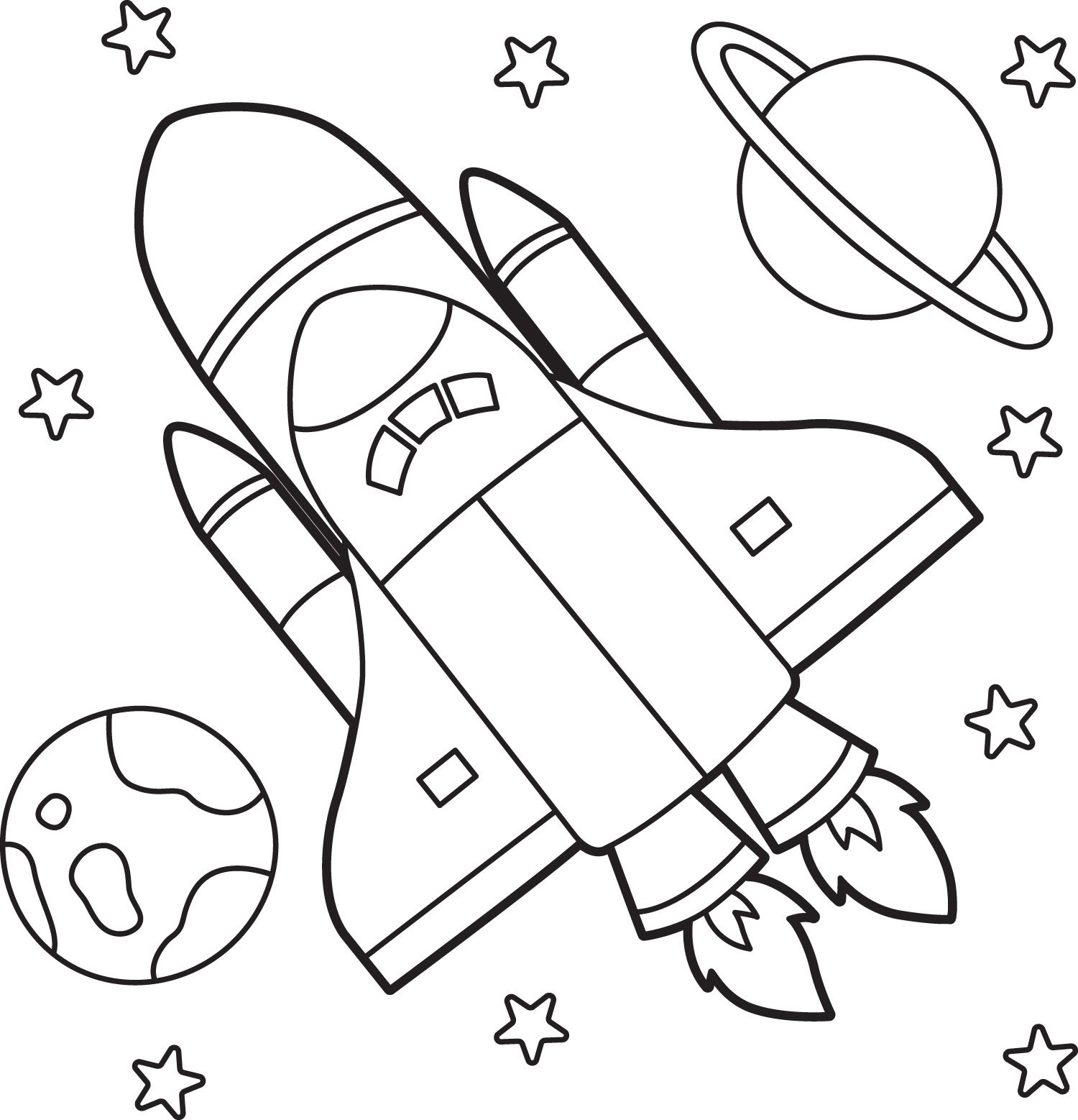 Package Coloring Page for Kids - Free Everyday Objects Printable