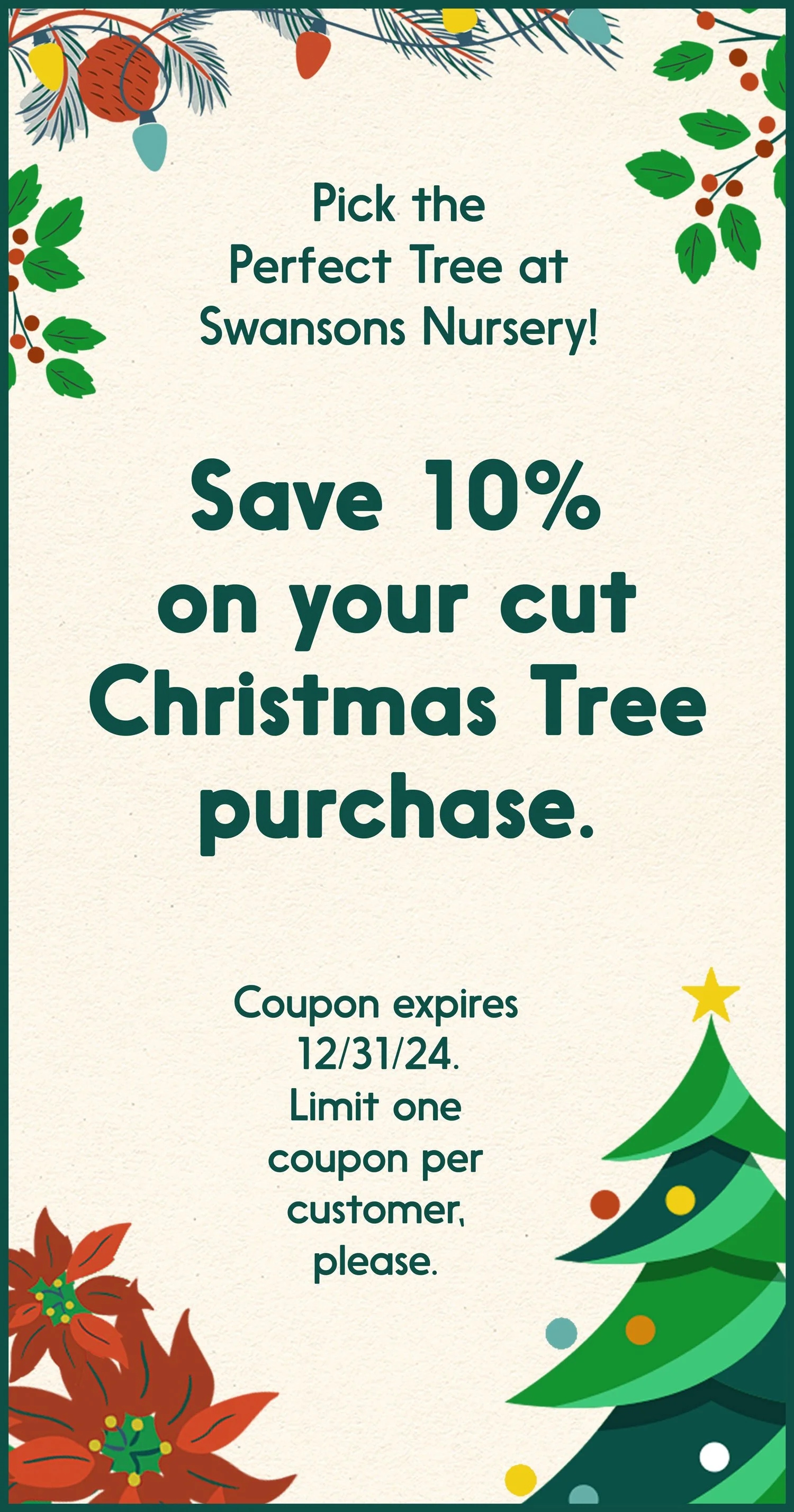 Christmas Tree Coupon — Seattle's Favorite Garden Store Since 1924 ...