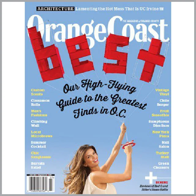 ORANGE COAST MAGAZINE - TOP 5 DESIGNER