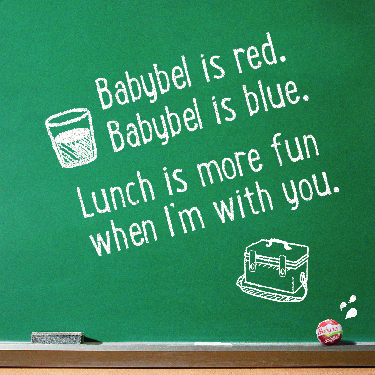 Social: Babybel is Red
