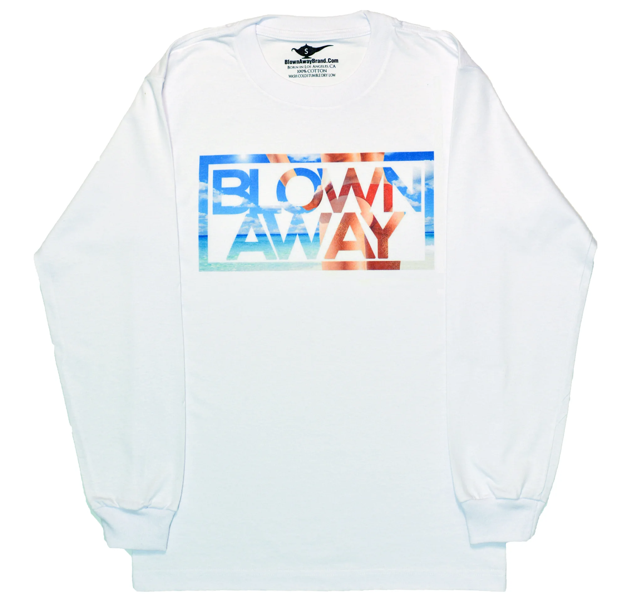 Beach Long Sleeve Graphic Tee