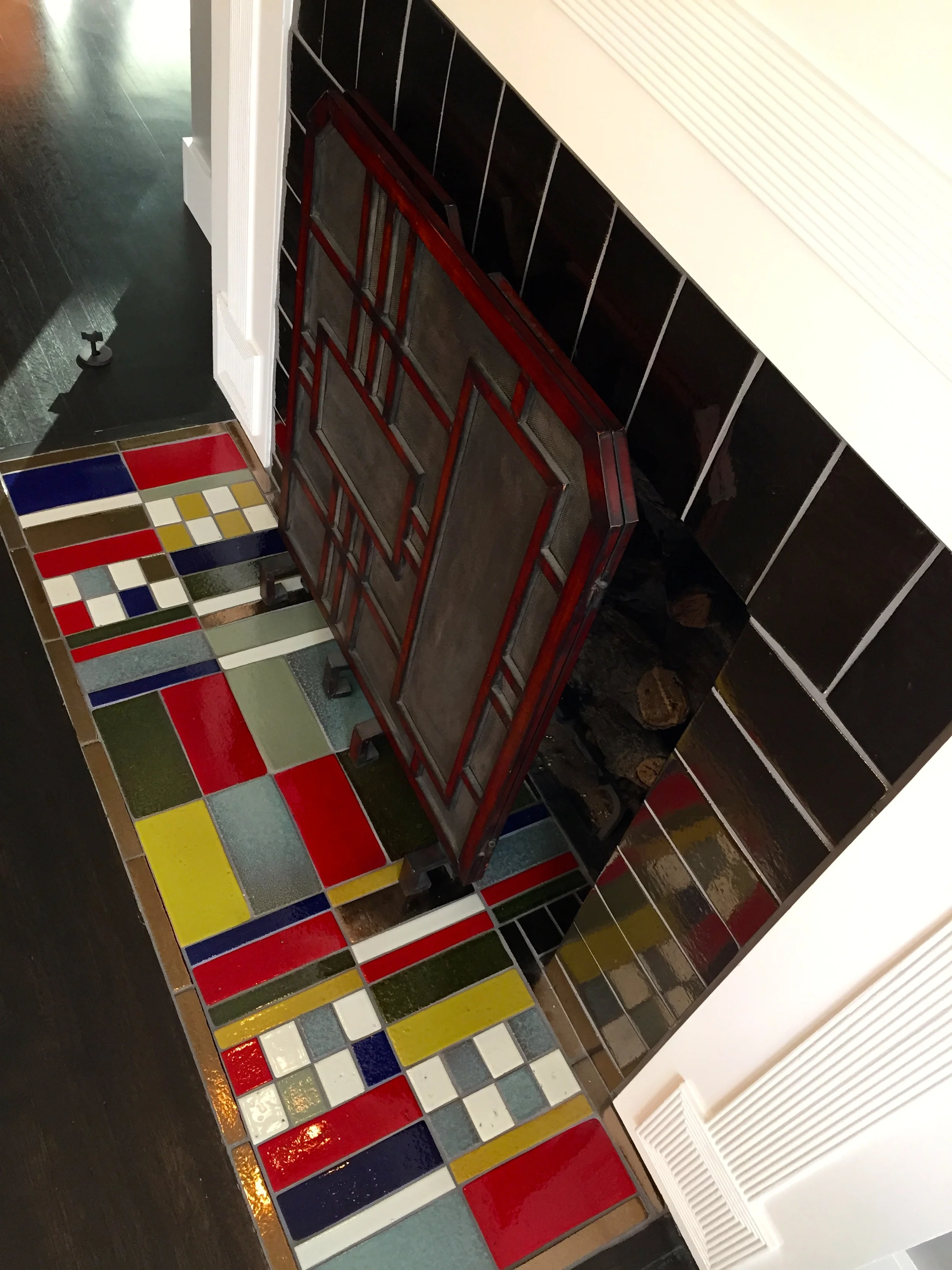 BENECIA - Fireplace Tile Hearth