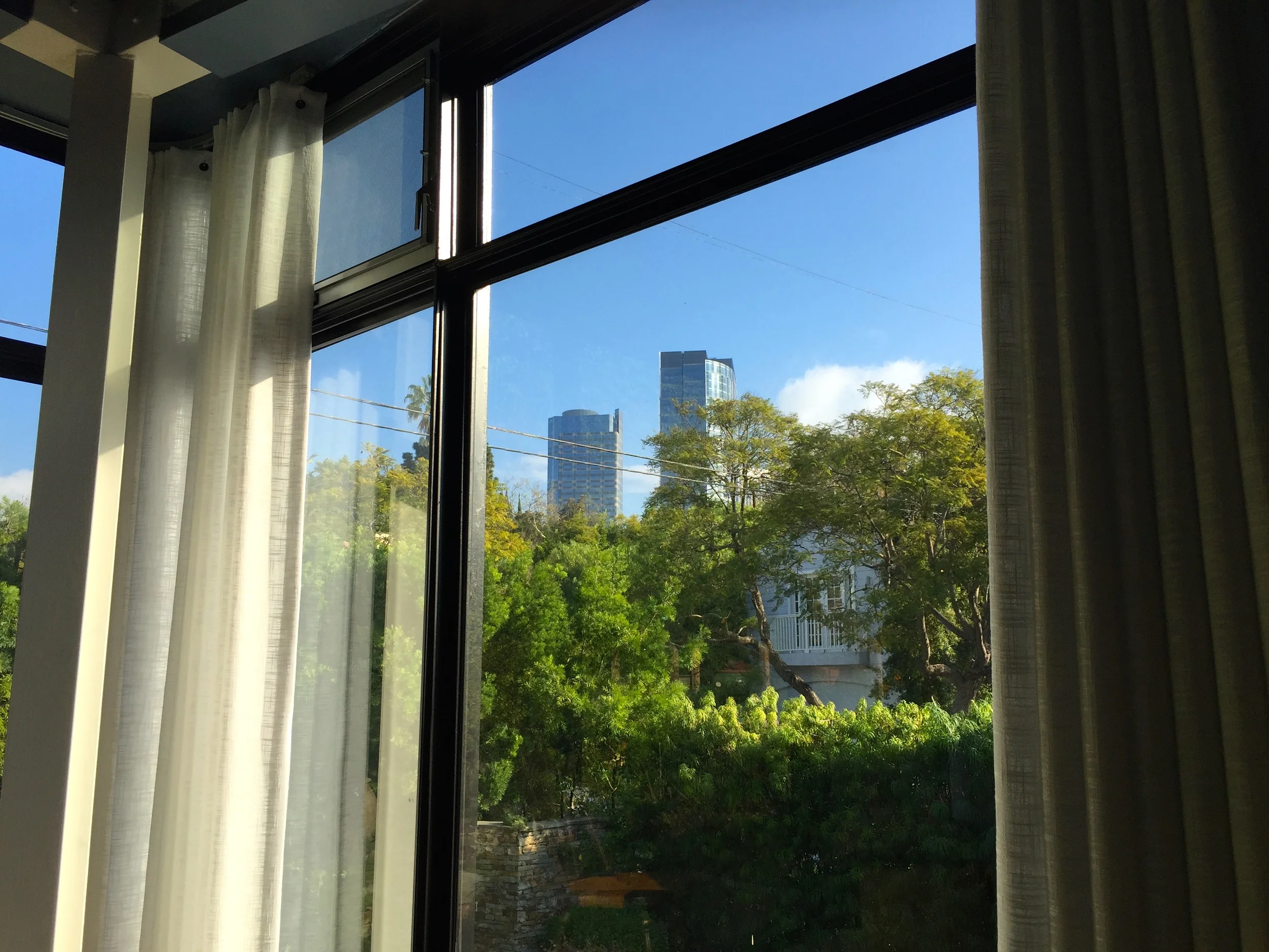 BENECIA - Master Bedroom View of Century City
