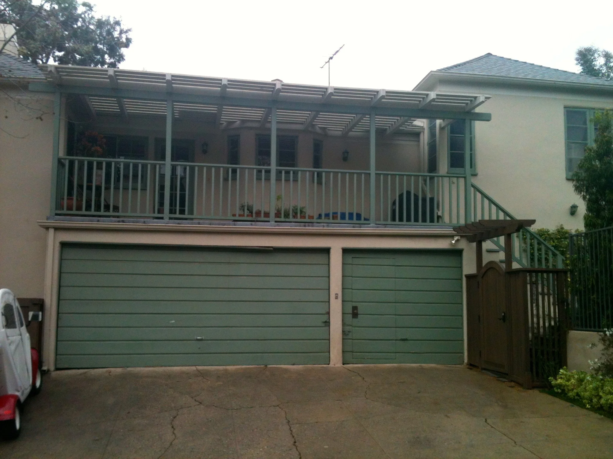 BEFORE - Kitchen Windows - Garage - Lower Side View