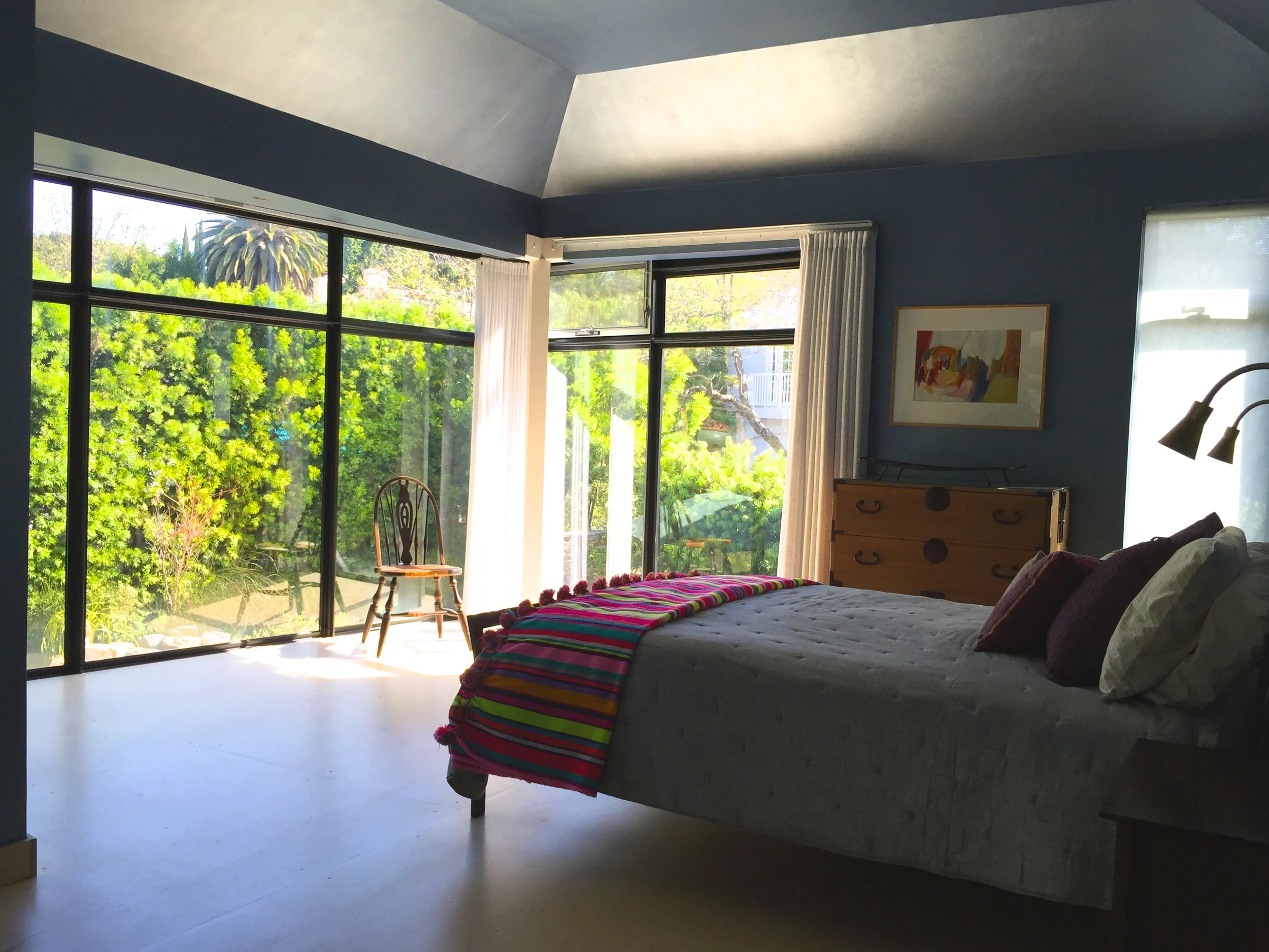 MASTER BEDROOM - toward the garden