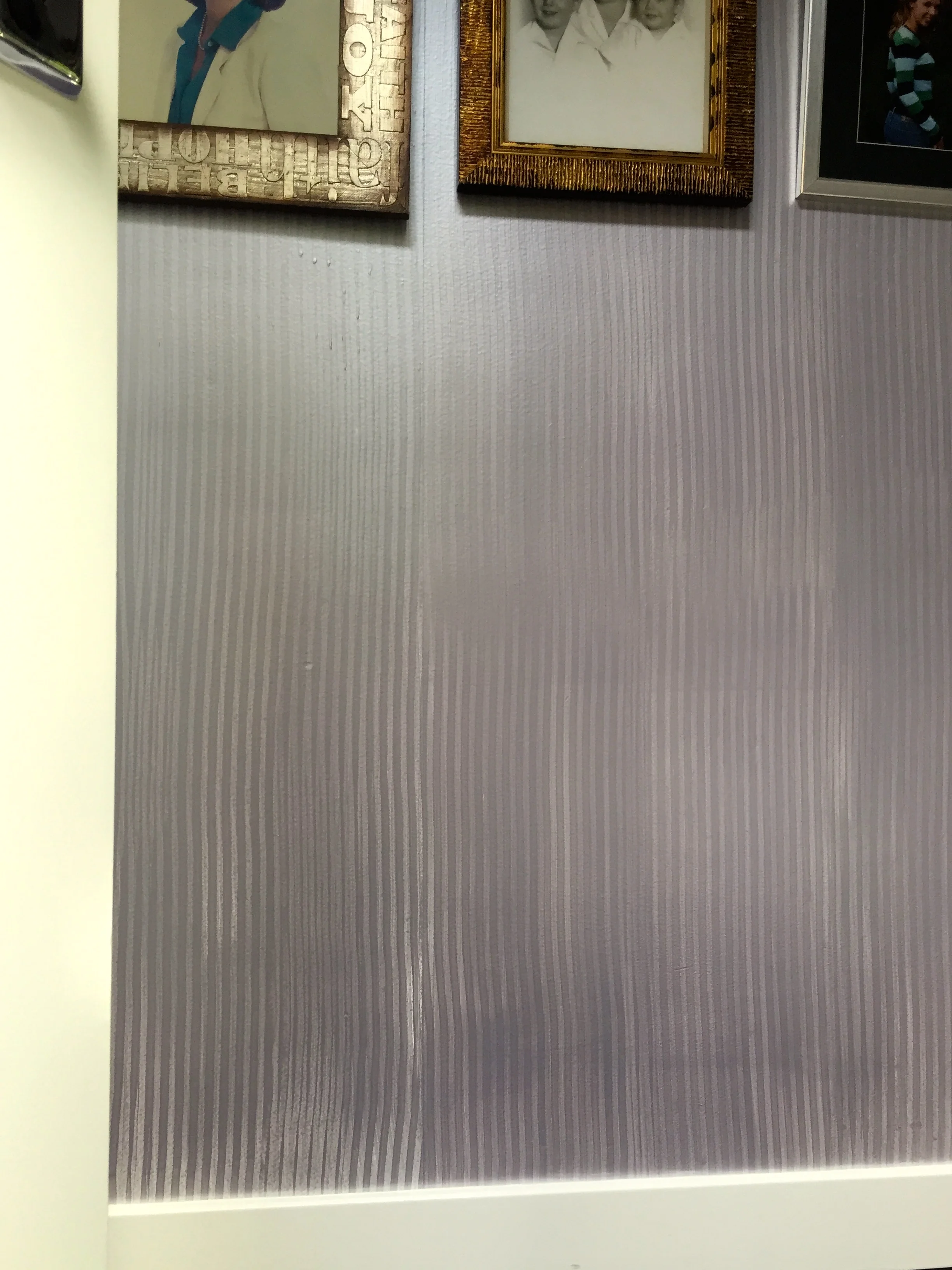 UPPER HALLWAY - Custom lilac metallic paint job