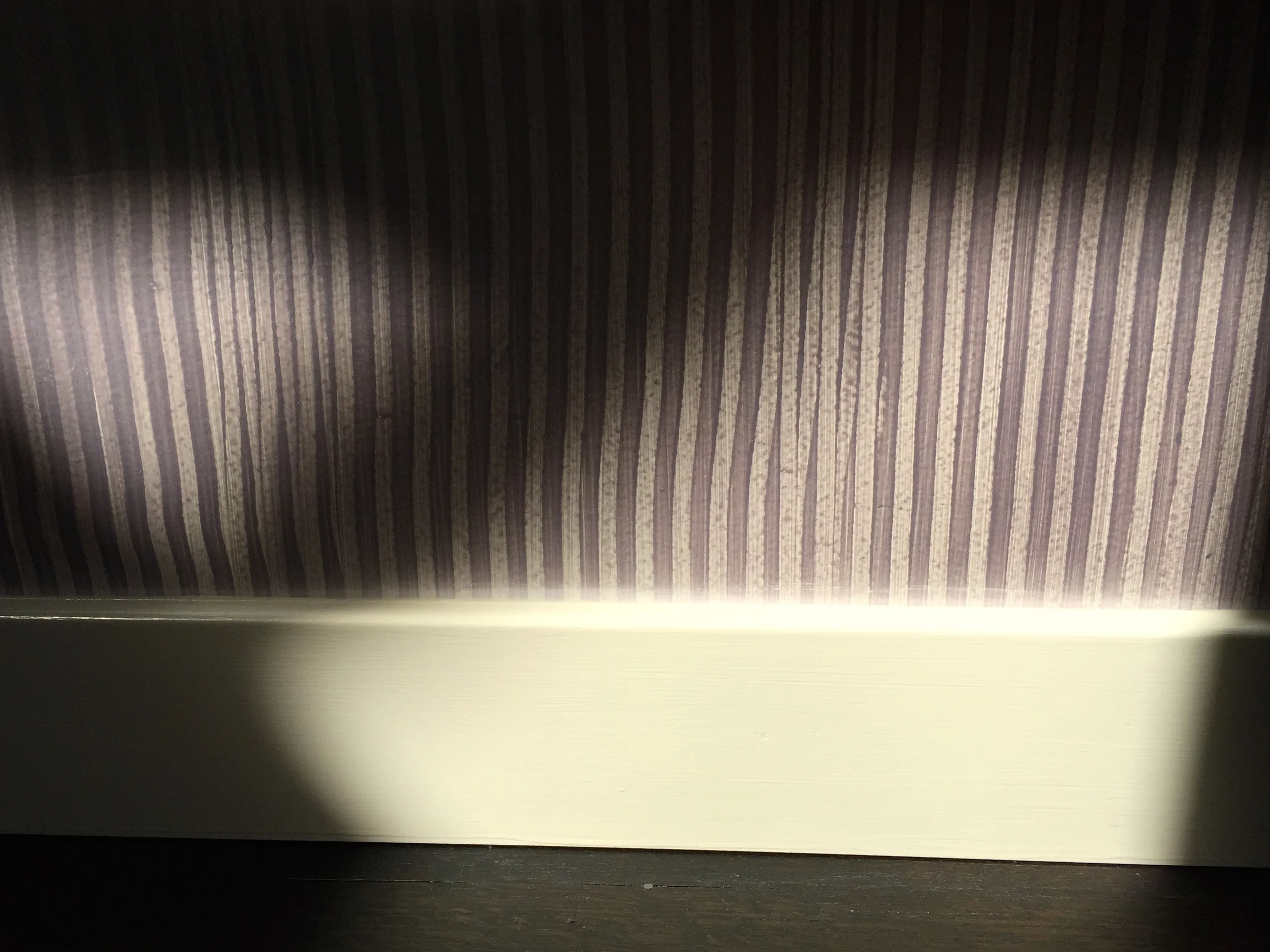 UPPER HALLWAY - Custom lilac metallic paint job - close up