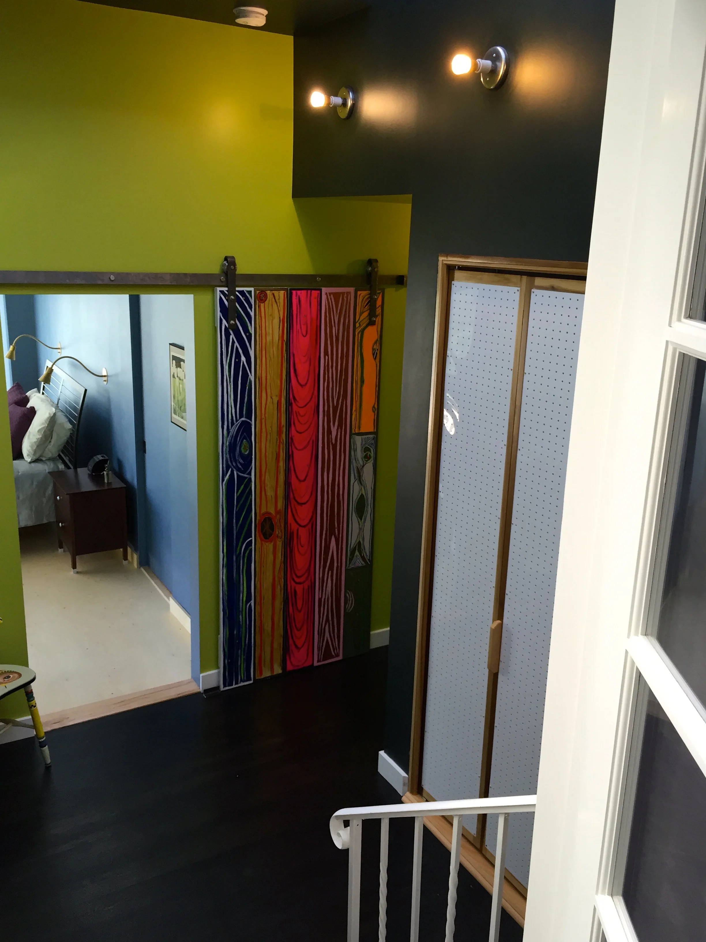 View of Master Bedroom from Upper Hallway