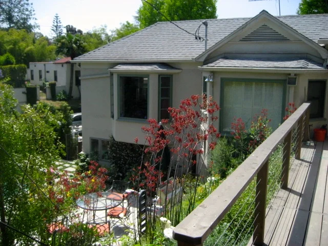 BEFORE - Upper Deck View of Back of House