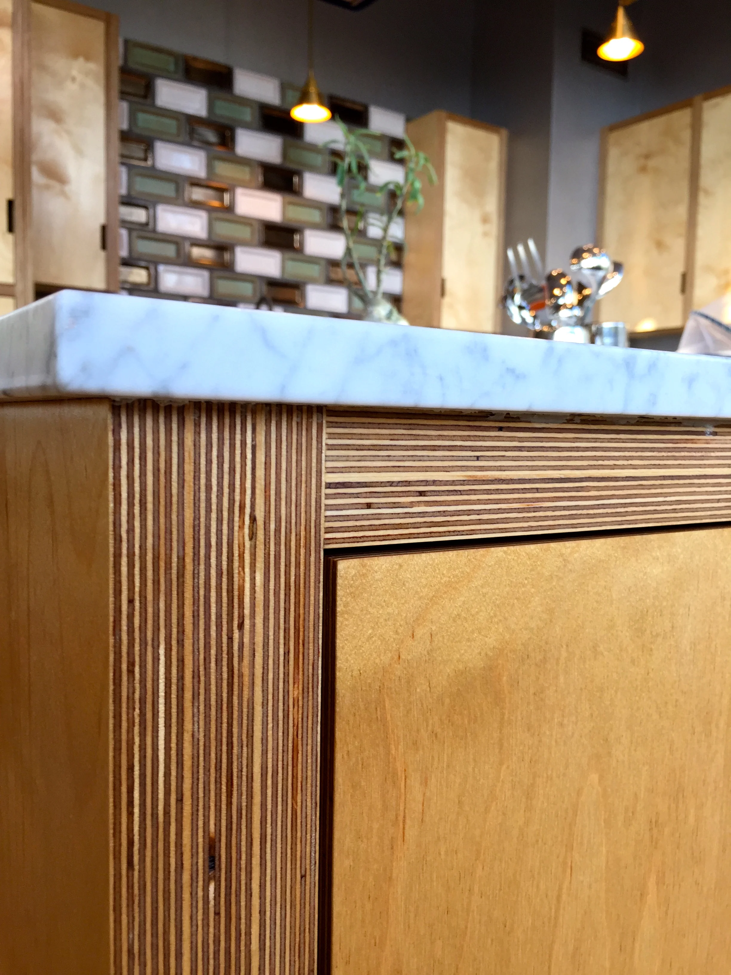 CUSTOM KITCHEN CABINET - detail