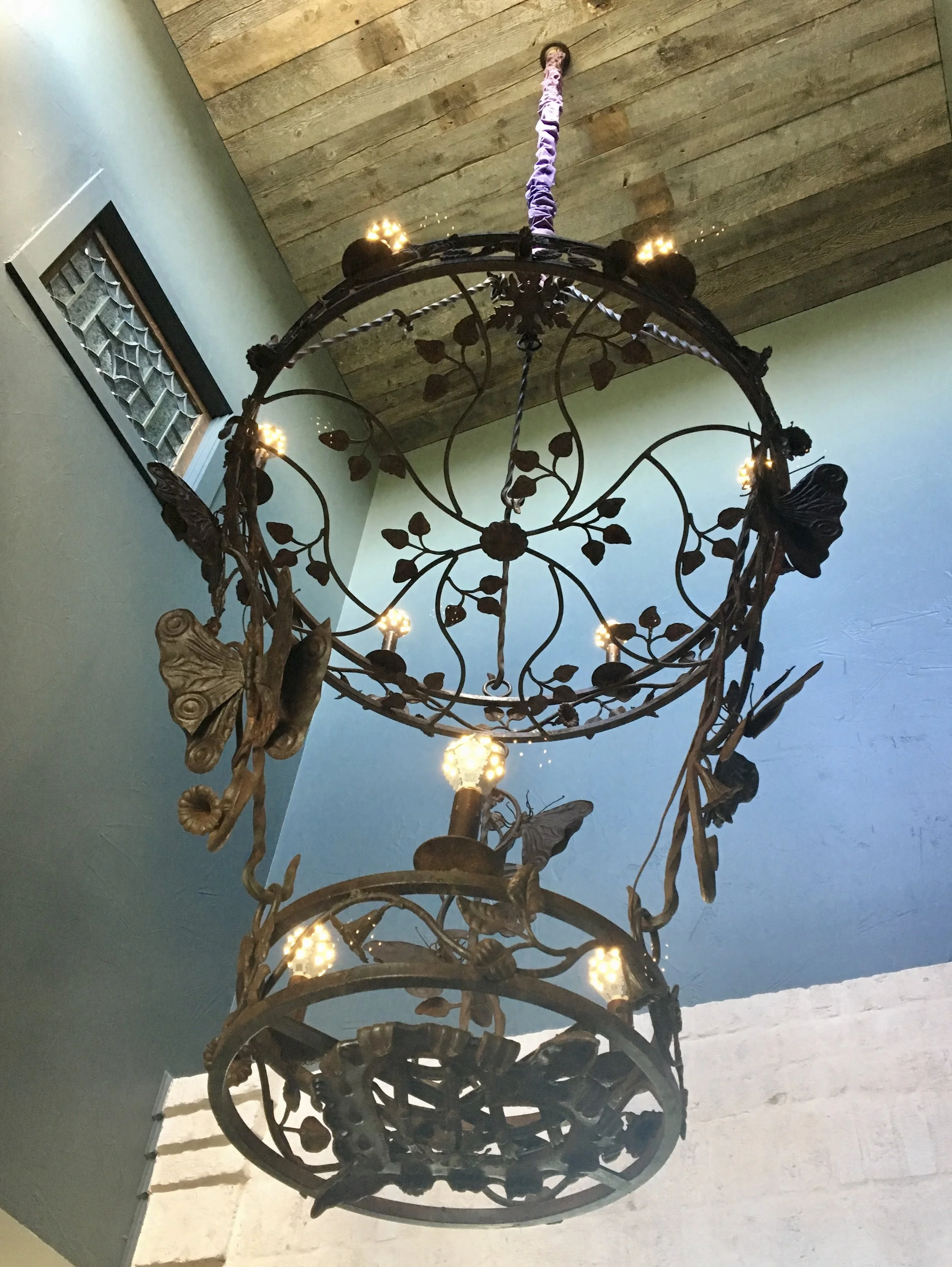 CUSTOM WROUGHT IRON CHANDELIER - Austin, TX