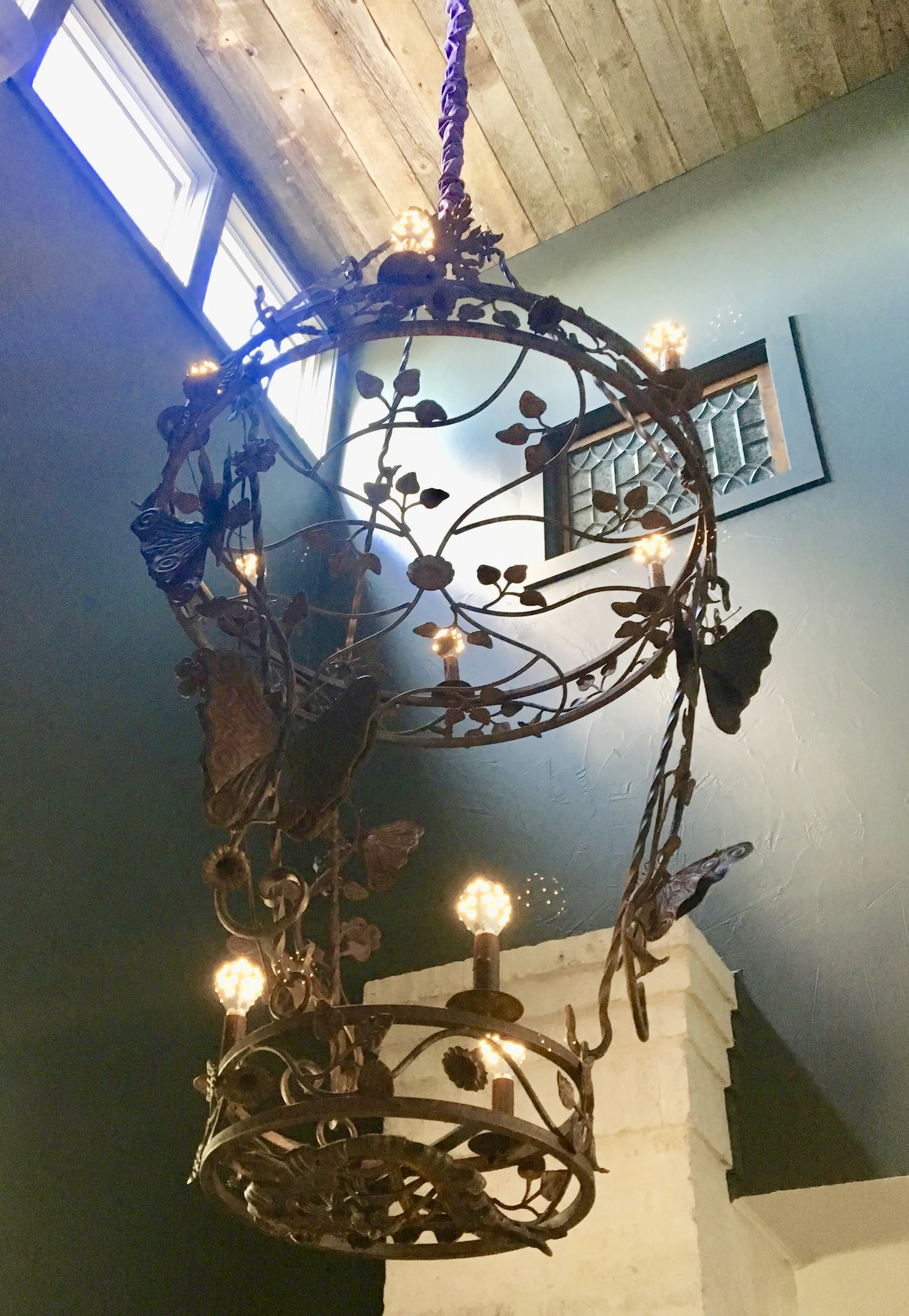 CUSTOM WROUGHT IRON CHANDELIER - Austin, TX