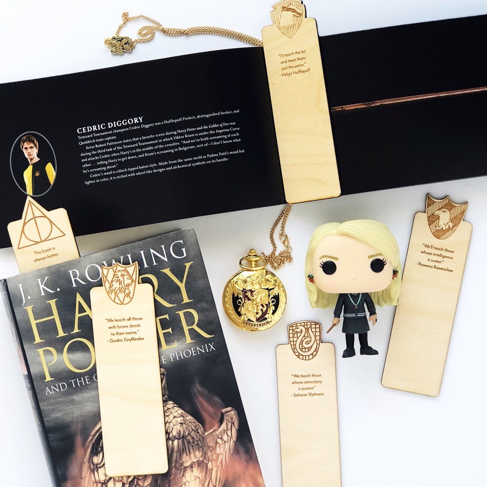 Harry Potter Wooden Bookmarks