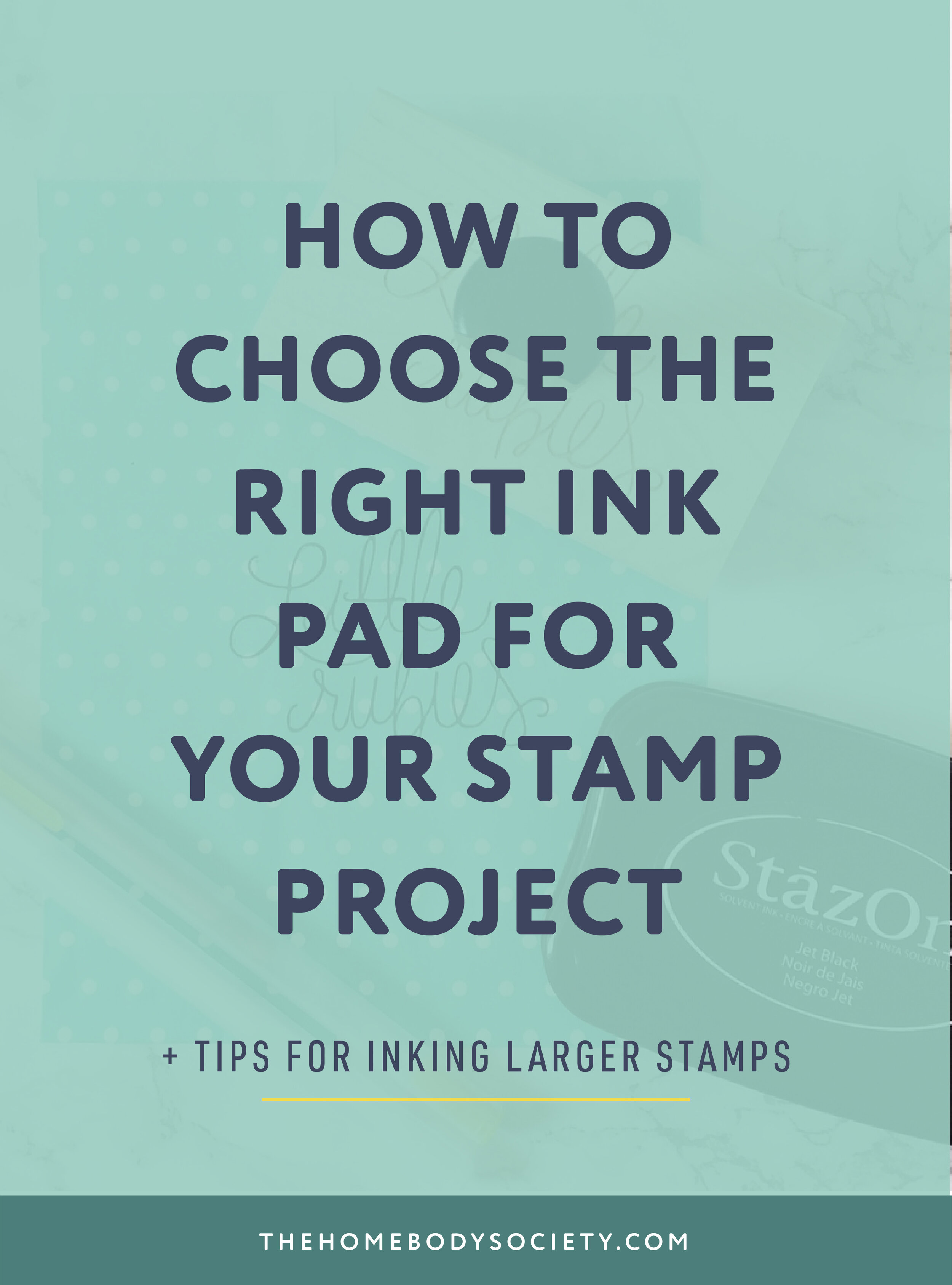 How to Ink Stamps Without an Ink Pad