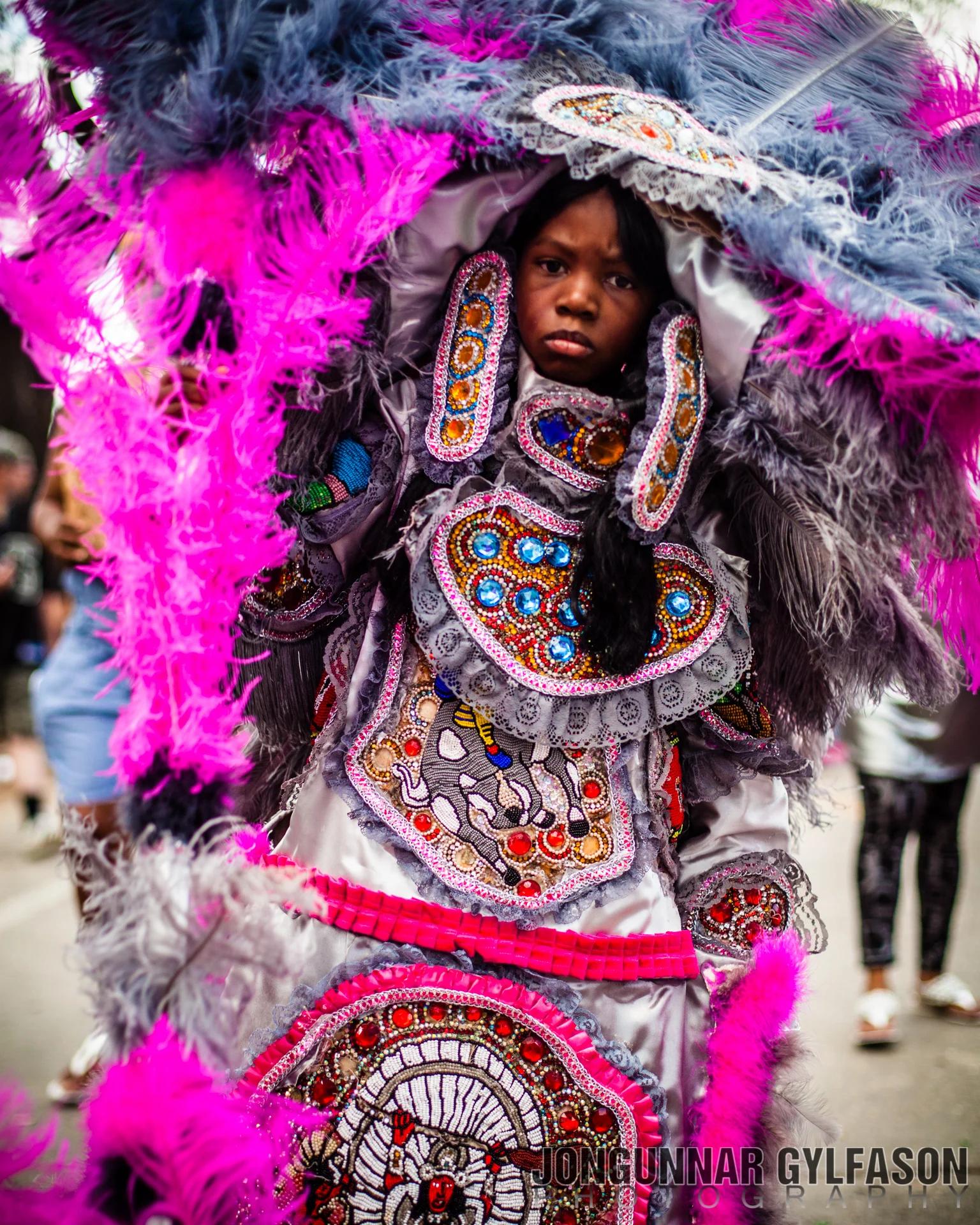Young Mardi Gras Indian