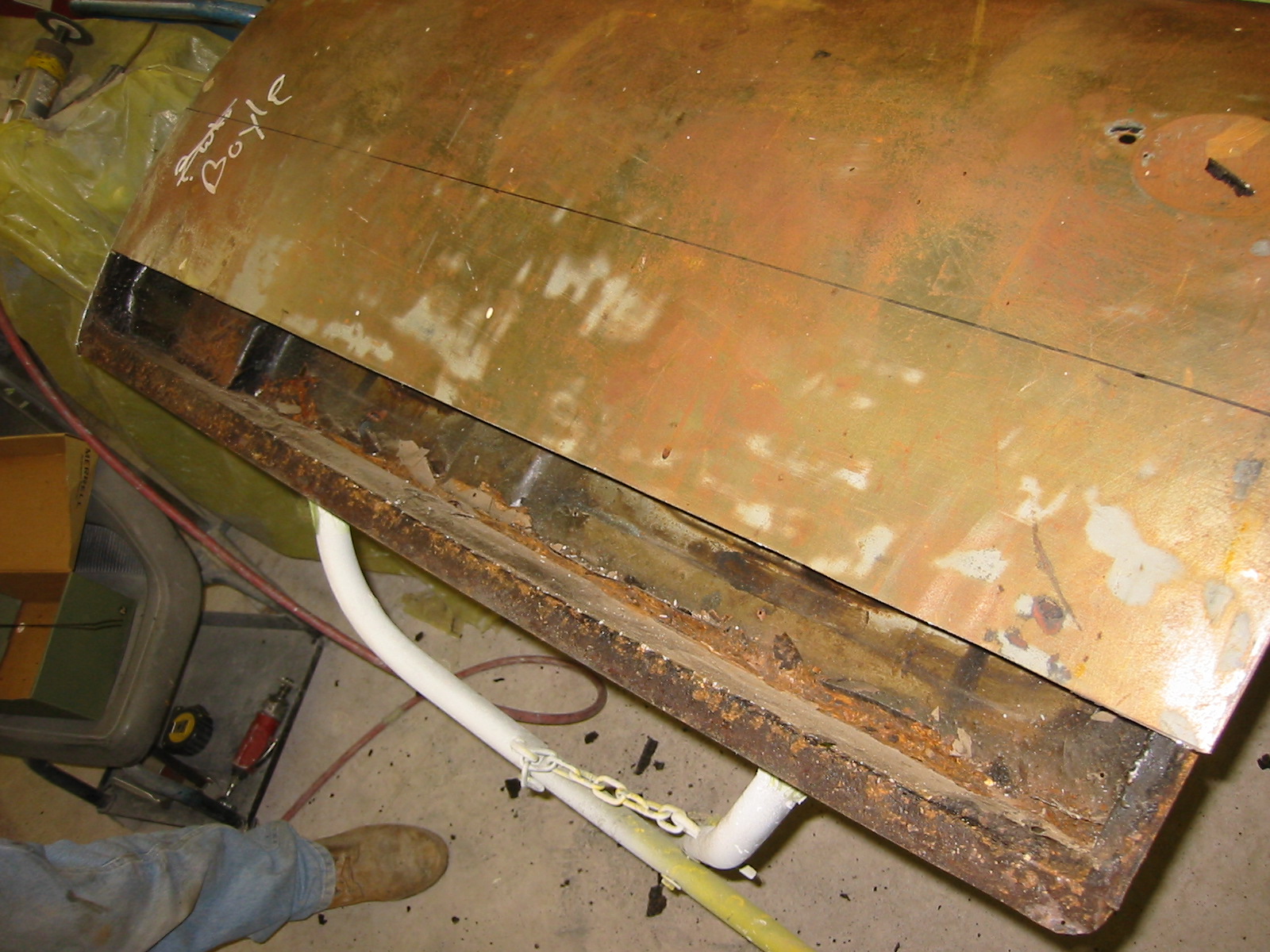 20120521 left door damage.JPG