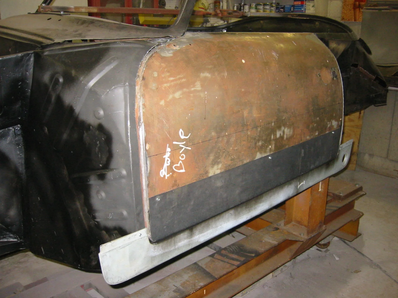 20120522 Left door and rocker fit.JPG