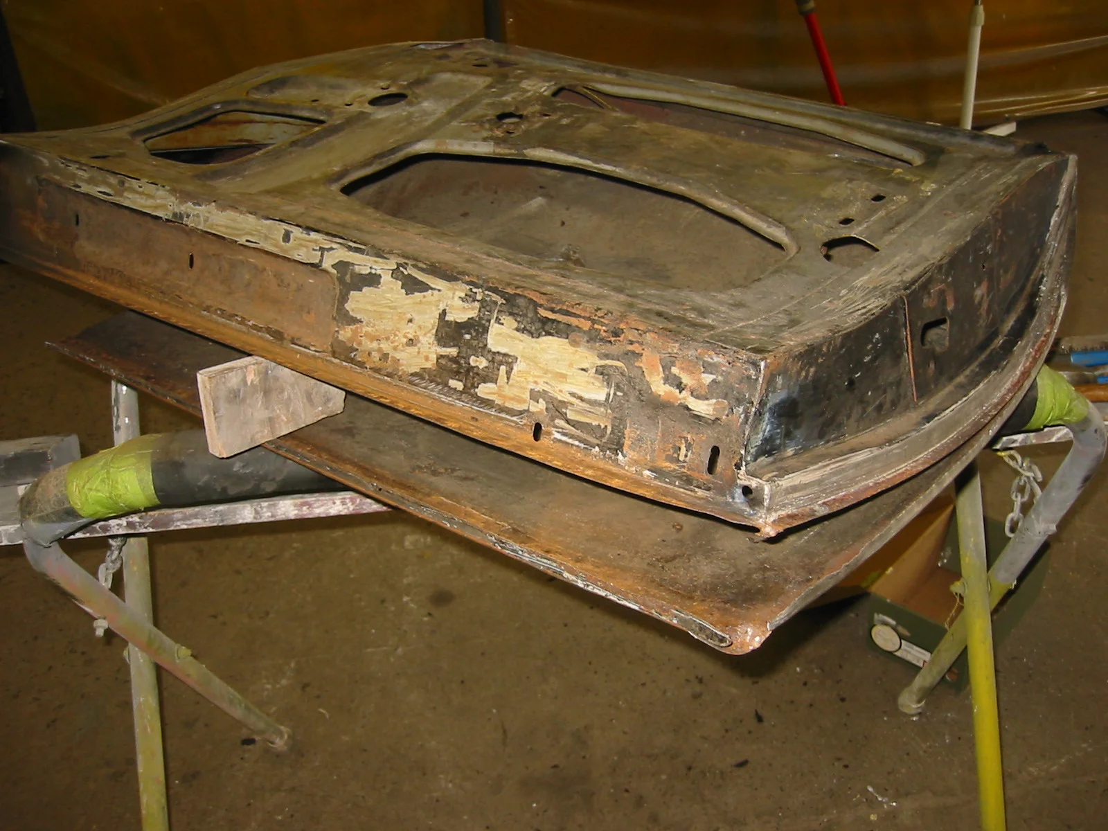 20120718 Door prior to blasting.JPG