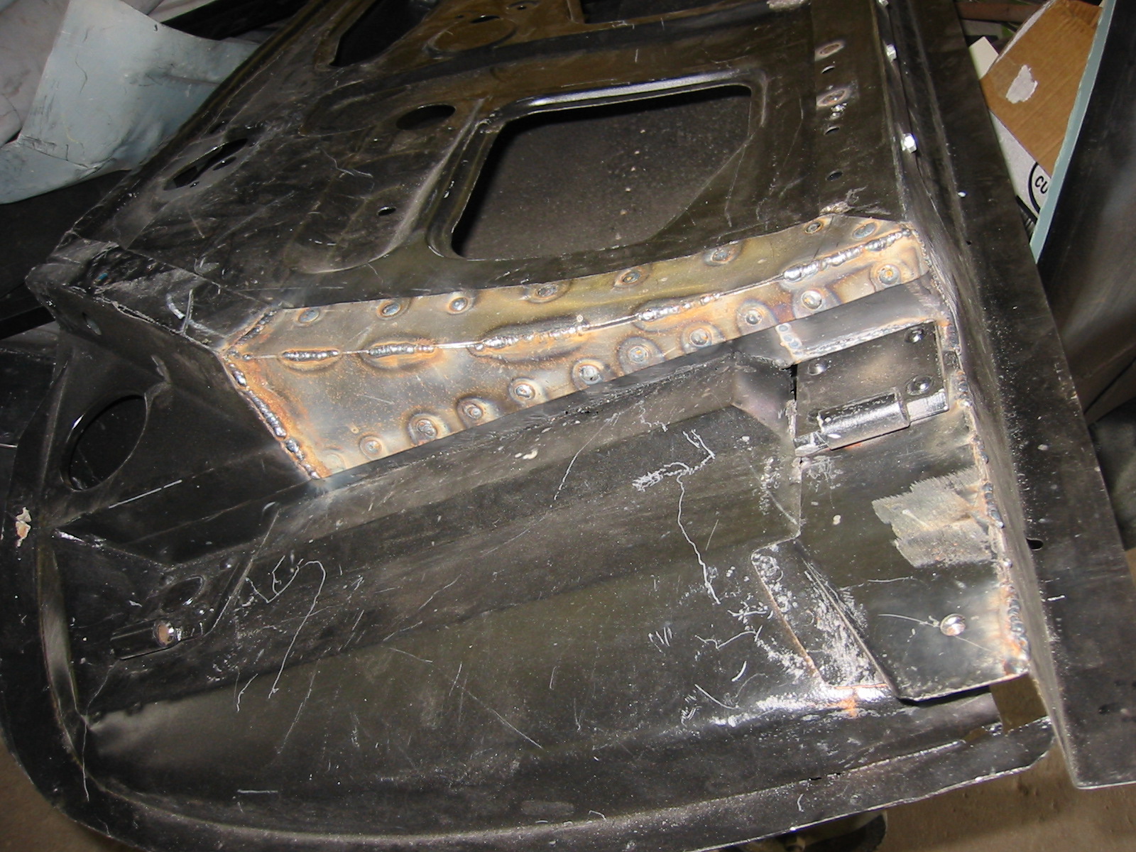 20120718 Right door inner repair.JPG