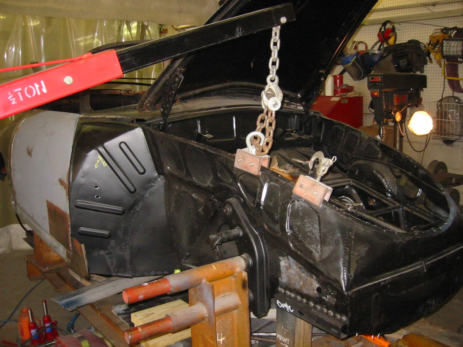 20120803 Raising trunk wall flange.JPG