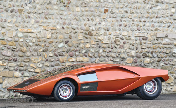 1 970 Lancia Stratos Zero Photo: Top Speed