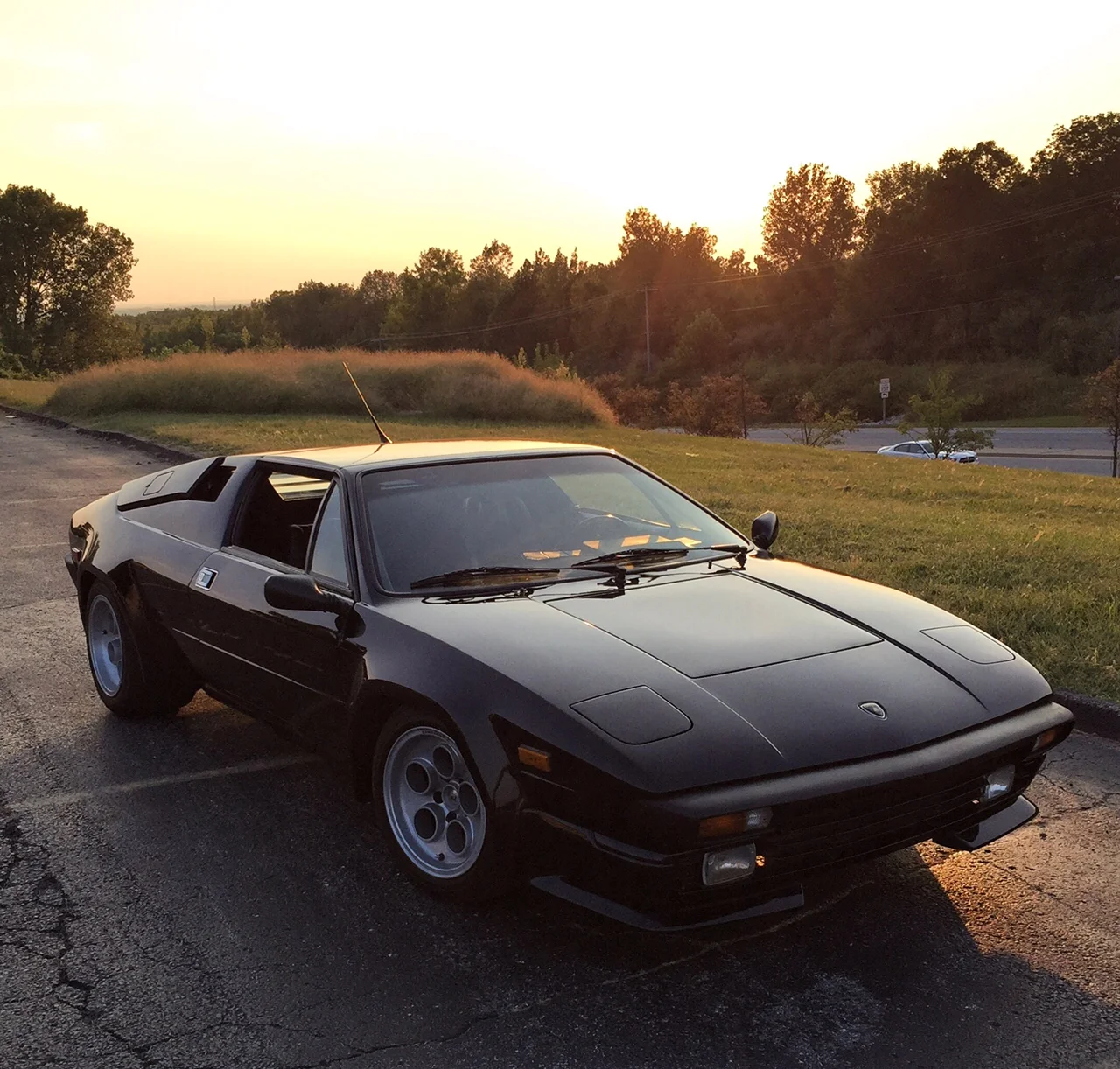Our Lamborghini Jalpa has Bicycle Wheels...kind of