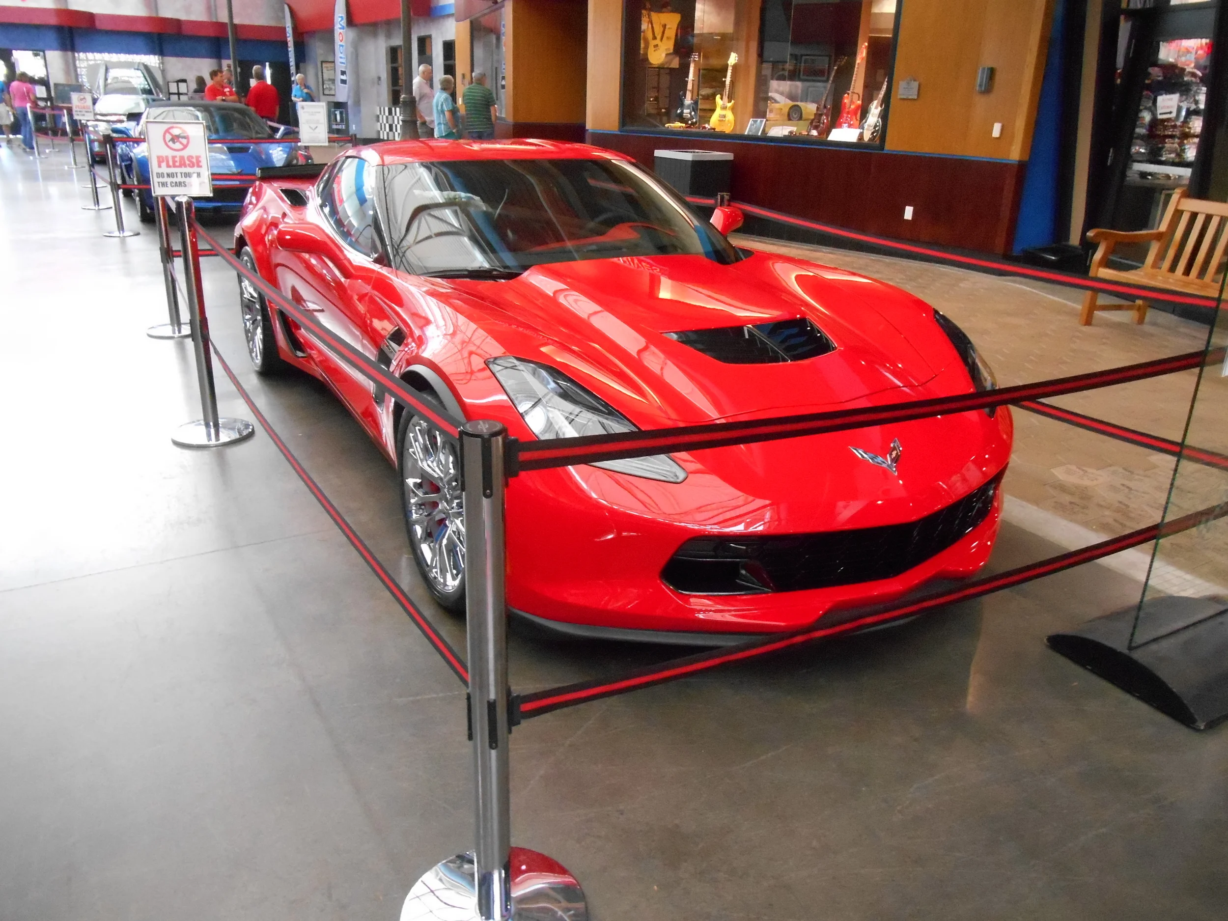 Corvettes waiting for pick-up.