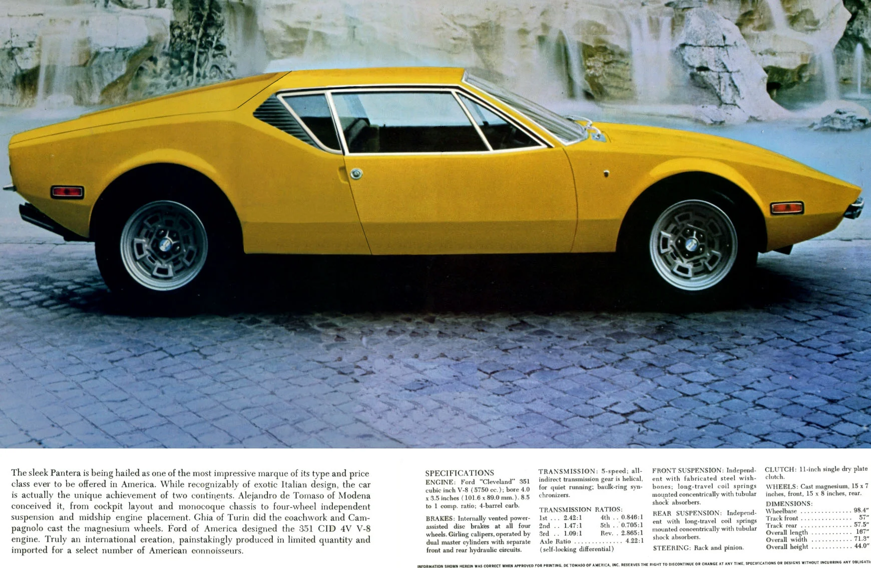 The DeTomaso Pantera: Raw American Muscle + Spirited Italian Design