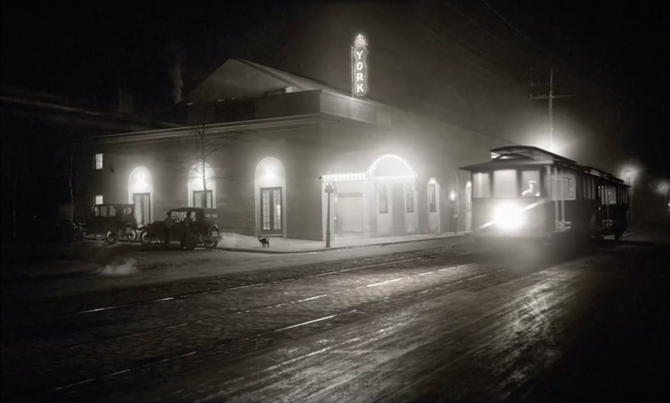 Recreation of 1930's New York