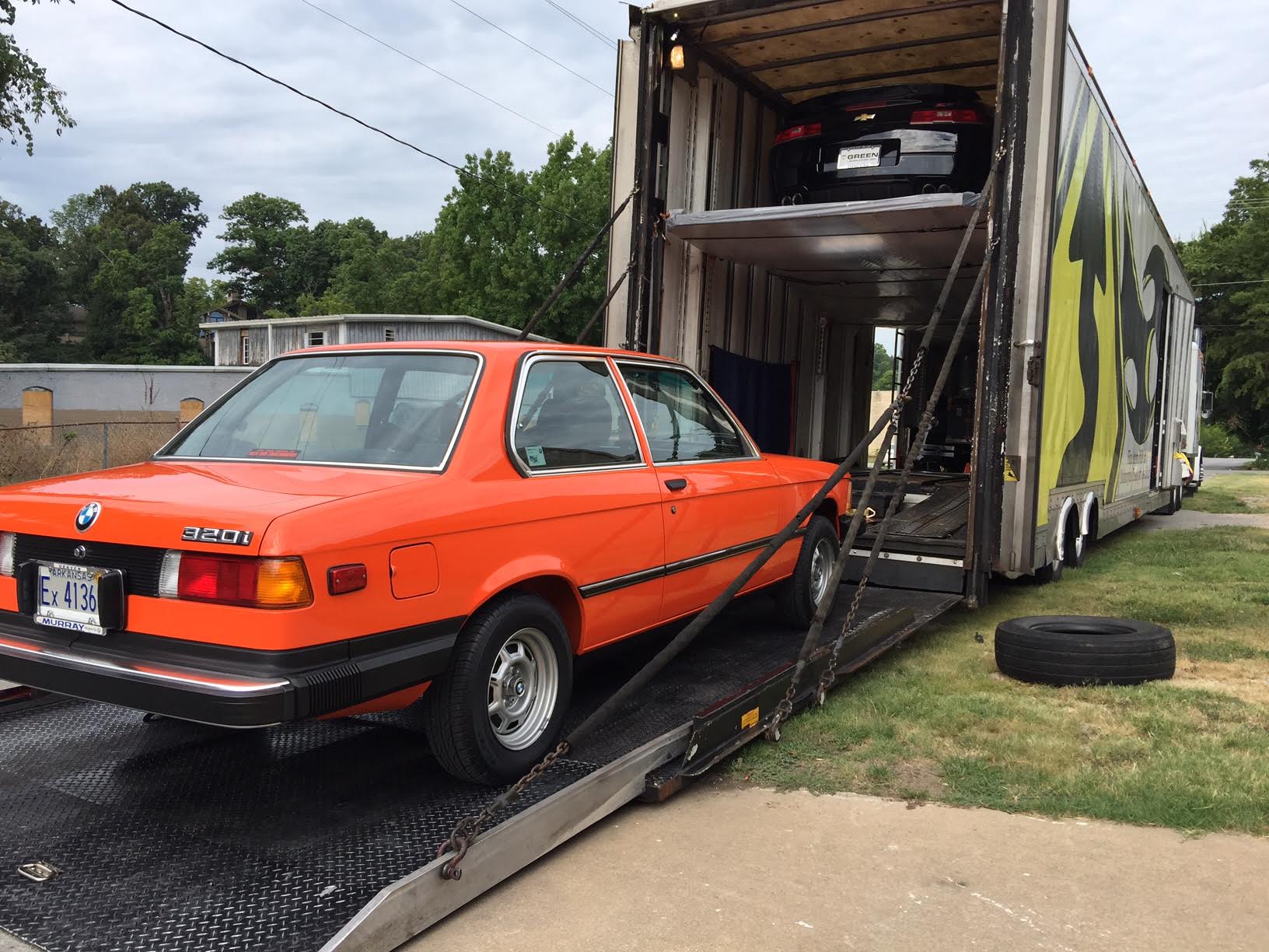 LOADING UP FOR THE LONG TRIP TO CALIFORNIA