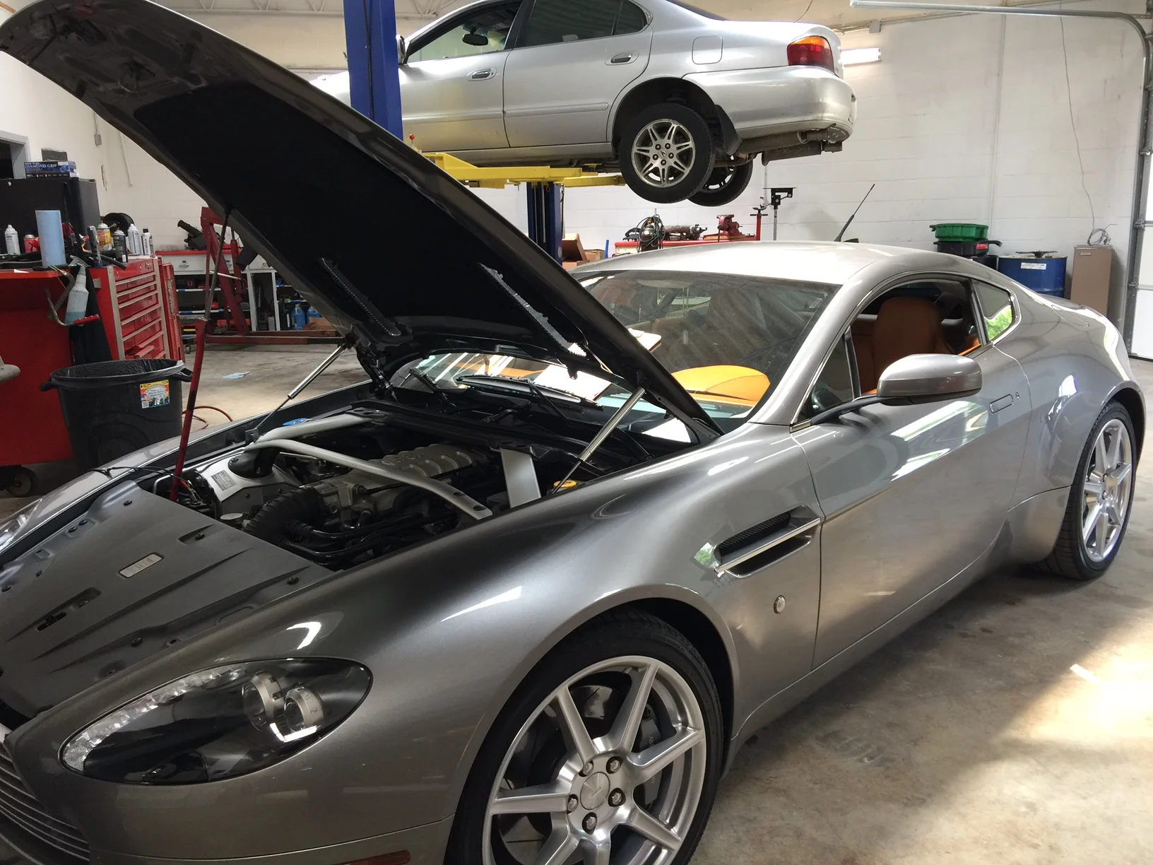 Local 2007 Vantage in for some service